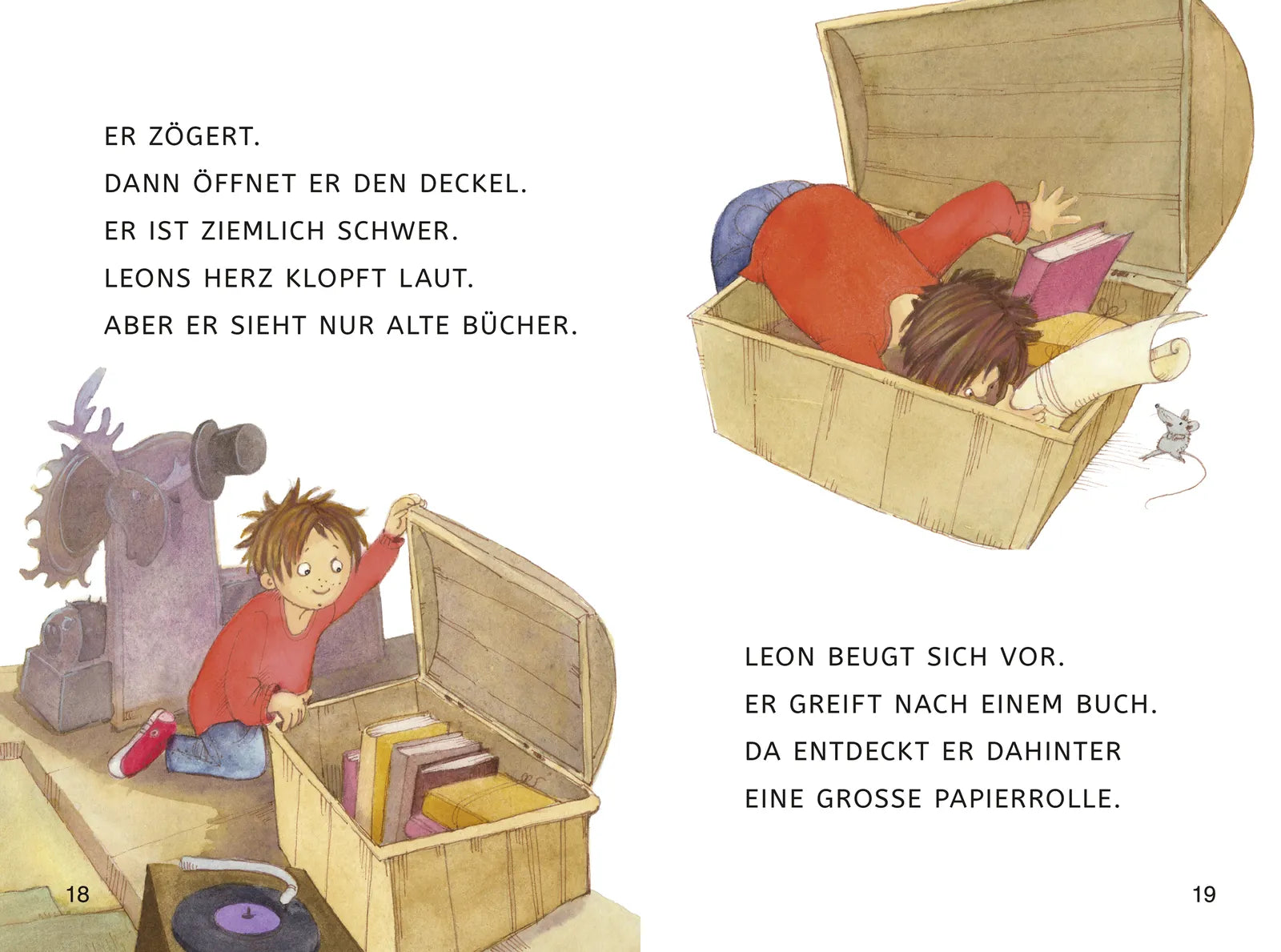 Detailansicht: Leseprofis – GROSSBUCHSTABEN: DIE GEHEIMNISVOLLE SCHATZKARTE, Erstes Lesen (Hardcover)