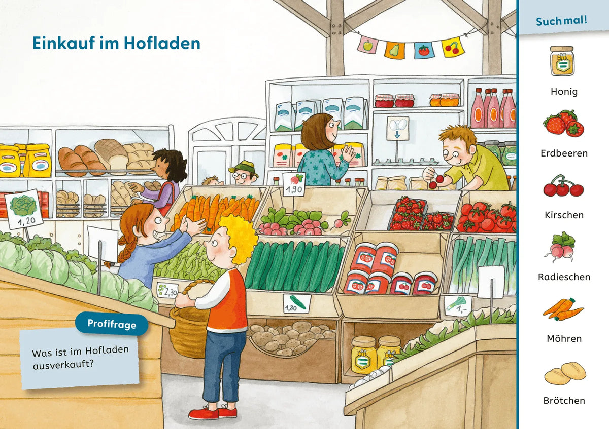 Detailansicht: Leseprofis – Mit Bildern lesen lernen: Wirbel auf dem Bauernhof, Erstes Lesen (Hardcover)