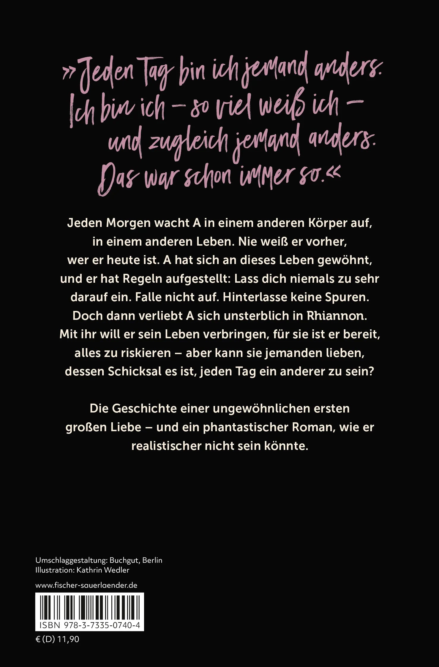Buchrückseite von 'Letztendlich sind wir dem Universum egal' mit Klappentext - Taschenbuch