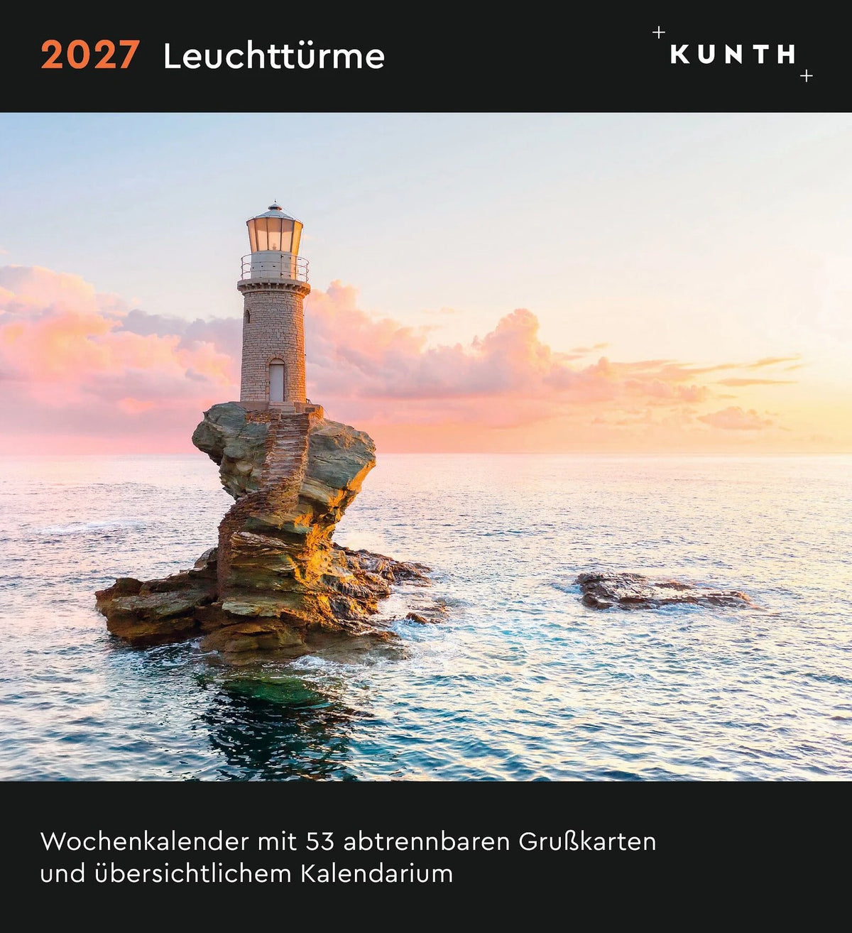 Postkartenkalender: Leuchttürme - KUNTH Postkartenkalender 2027