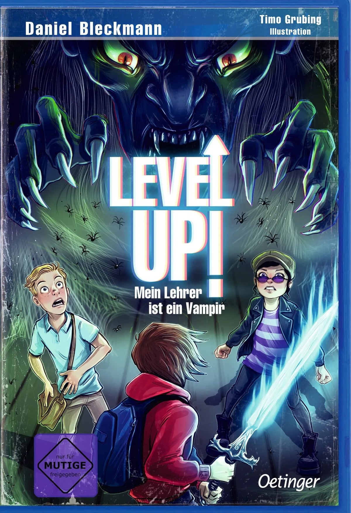 Cover: LEVEL UP! Mein Lehrer ist ein Vampir (Hardcover) von Daniel Bleckmann