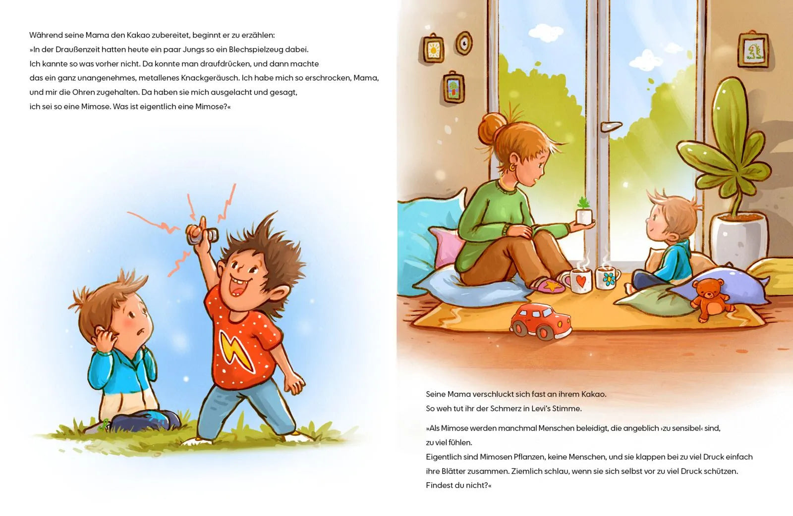 Innenansicht von 'Levi - So fühlt sich die Welt für mich an' - Gebundene Ausgabe