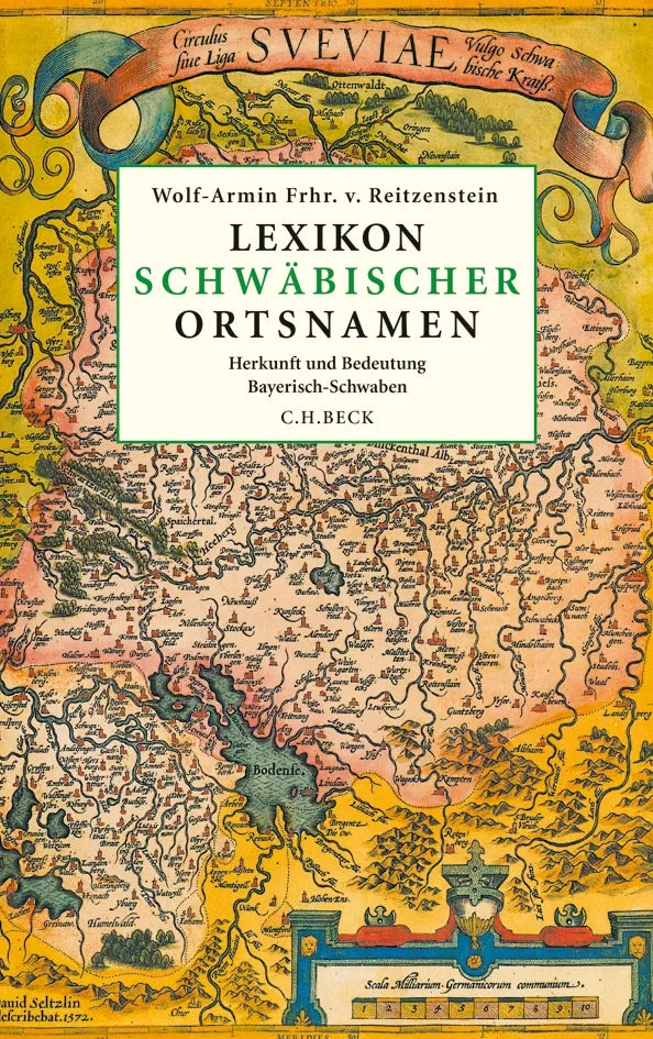 Buchcover von 'Lexikon schwäbischer Ortsnamen' - Gebundene Ausgabe von Wolf-Armin Freiherr von Reitzenstein