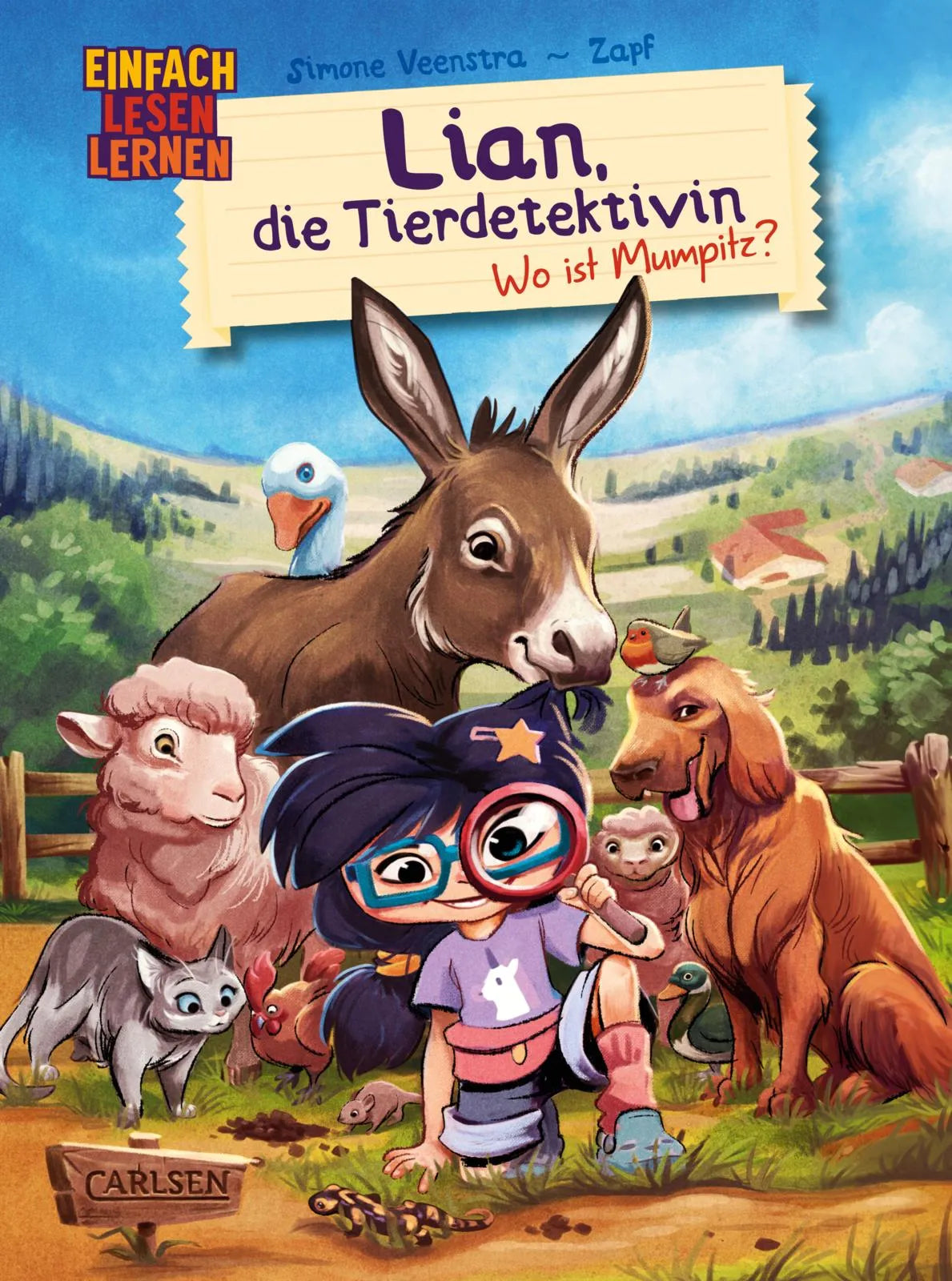 Buchcover von 'Lian, die Tierdetektivin 1: Wo ist Mumpitz?' - Gebundene Ausgabe von Simone Veenstra