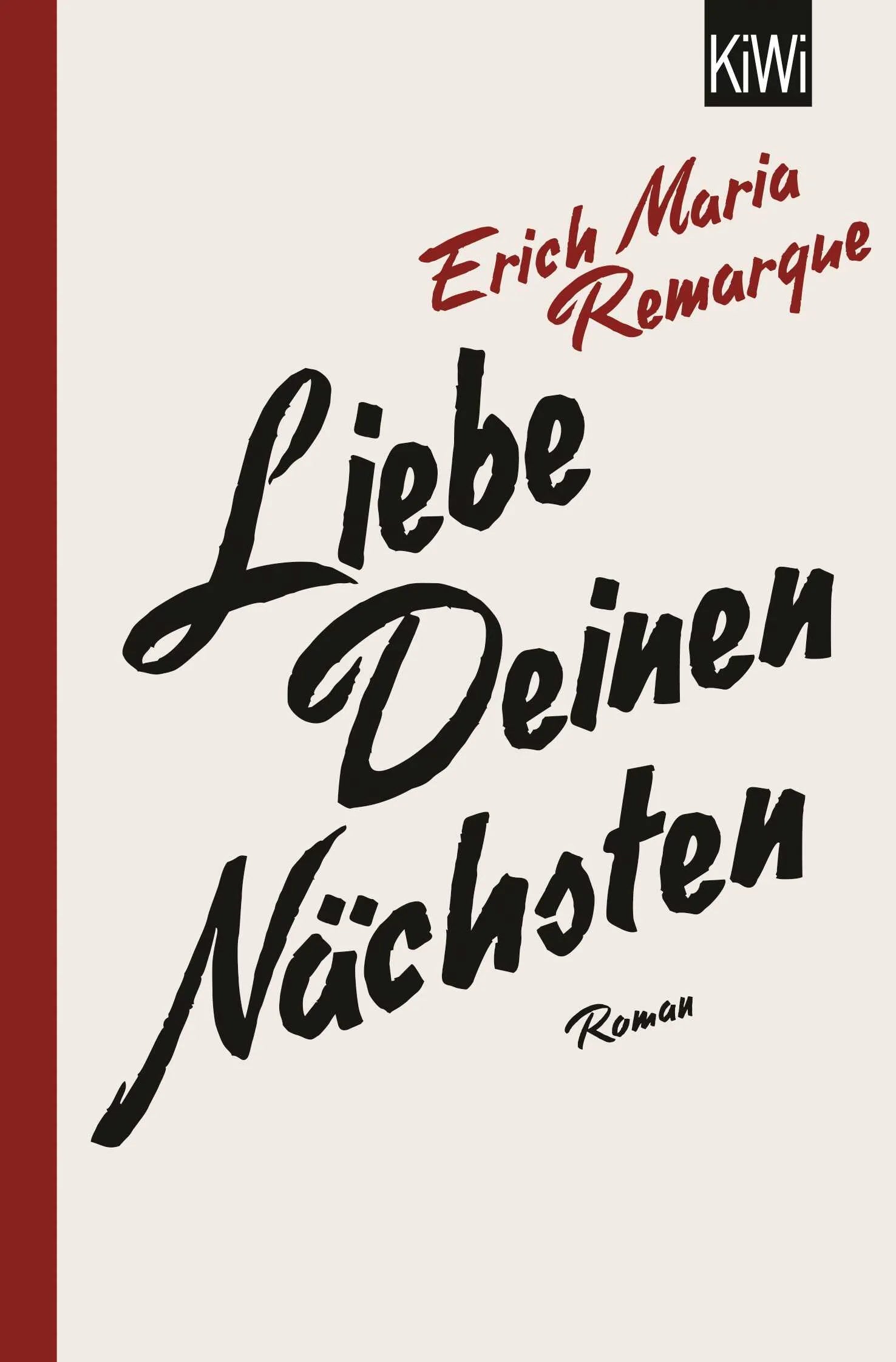 Buchcover von 'Liebe deinen Nächsten' - Taschenbuch von E.M. Remarque