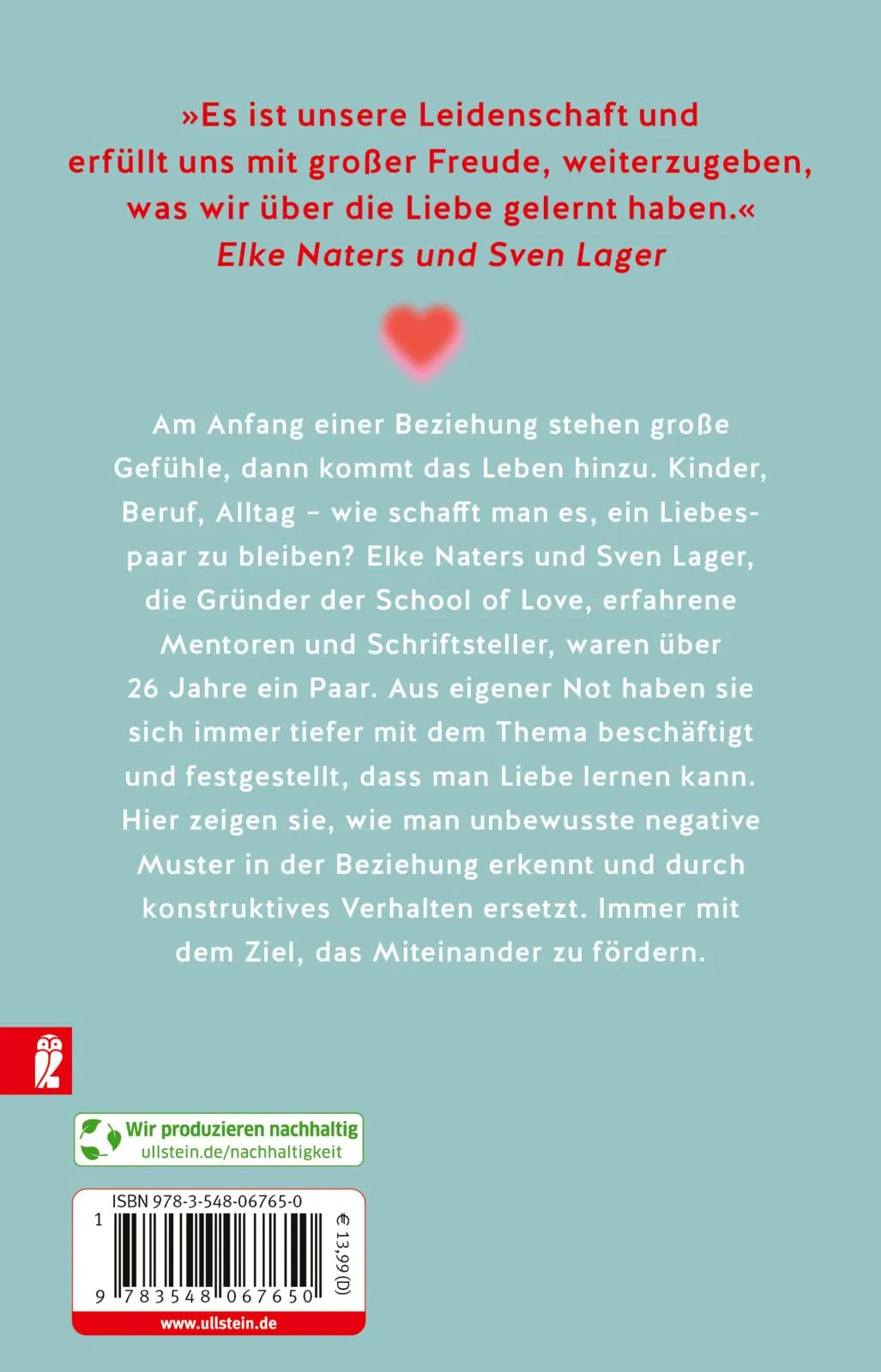 Buchrückseite von 'Liebesdienste' mit Klappentext - Taschenbuch