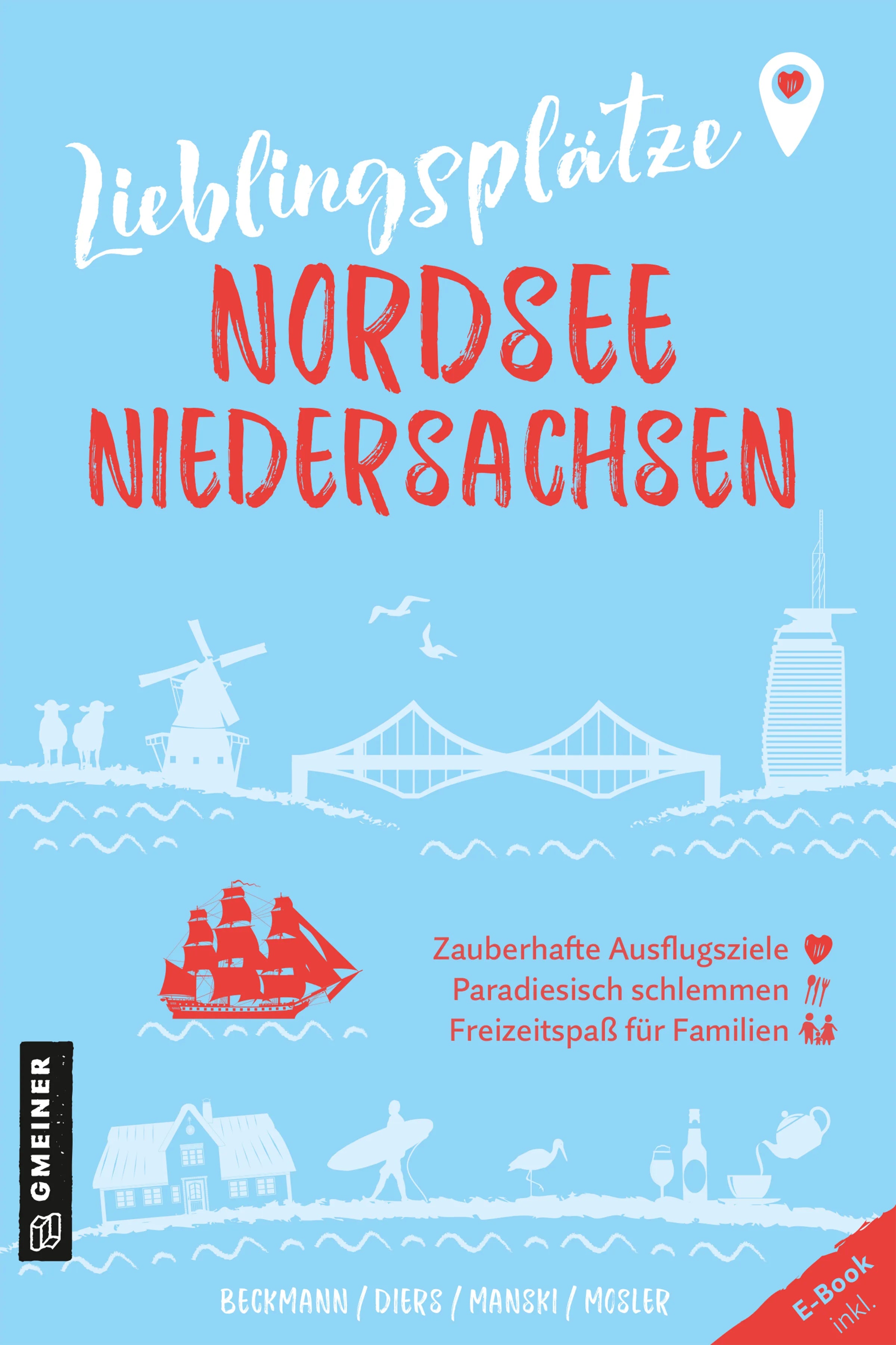 Cover: Lieblingsplätze Nordsee Niedersachsen (E-Book) von Joachim Beckmann