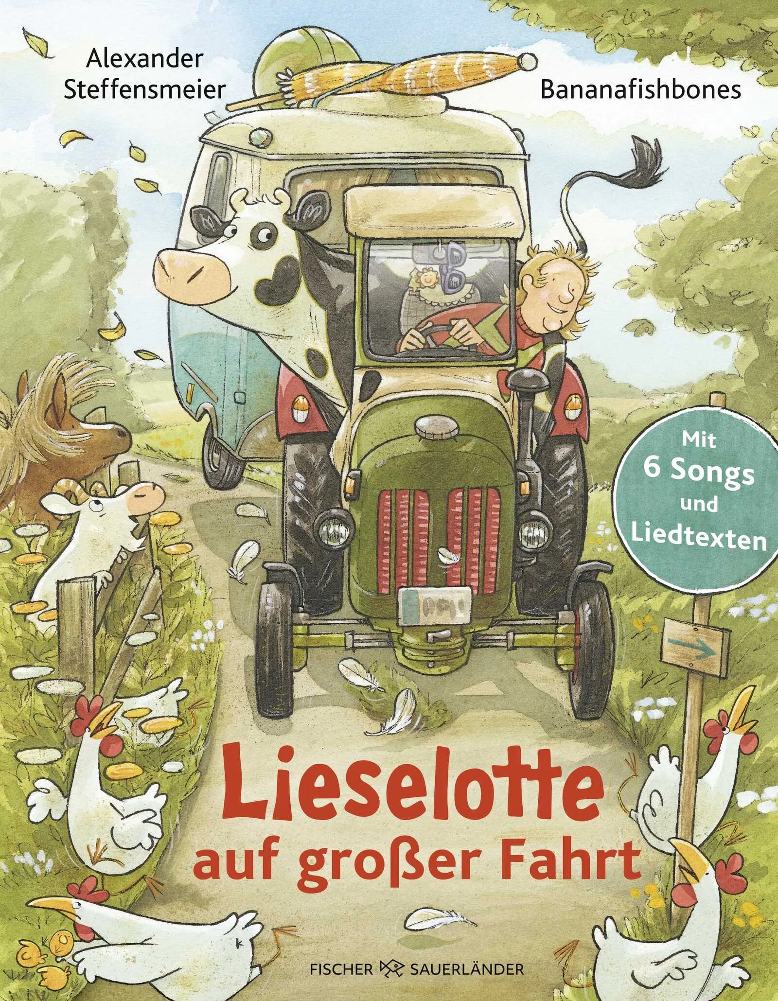 Buchcover von 'Lieselotte auf großer Fahrt' - Gebundene Ausgabe von Alexander Steffensmeier
