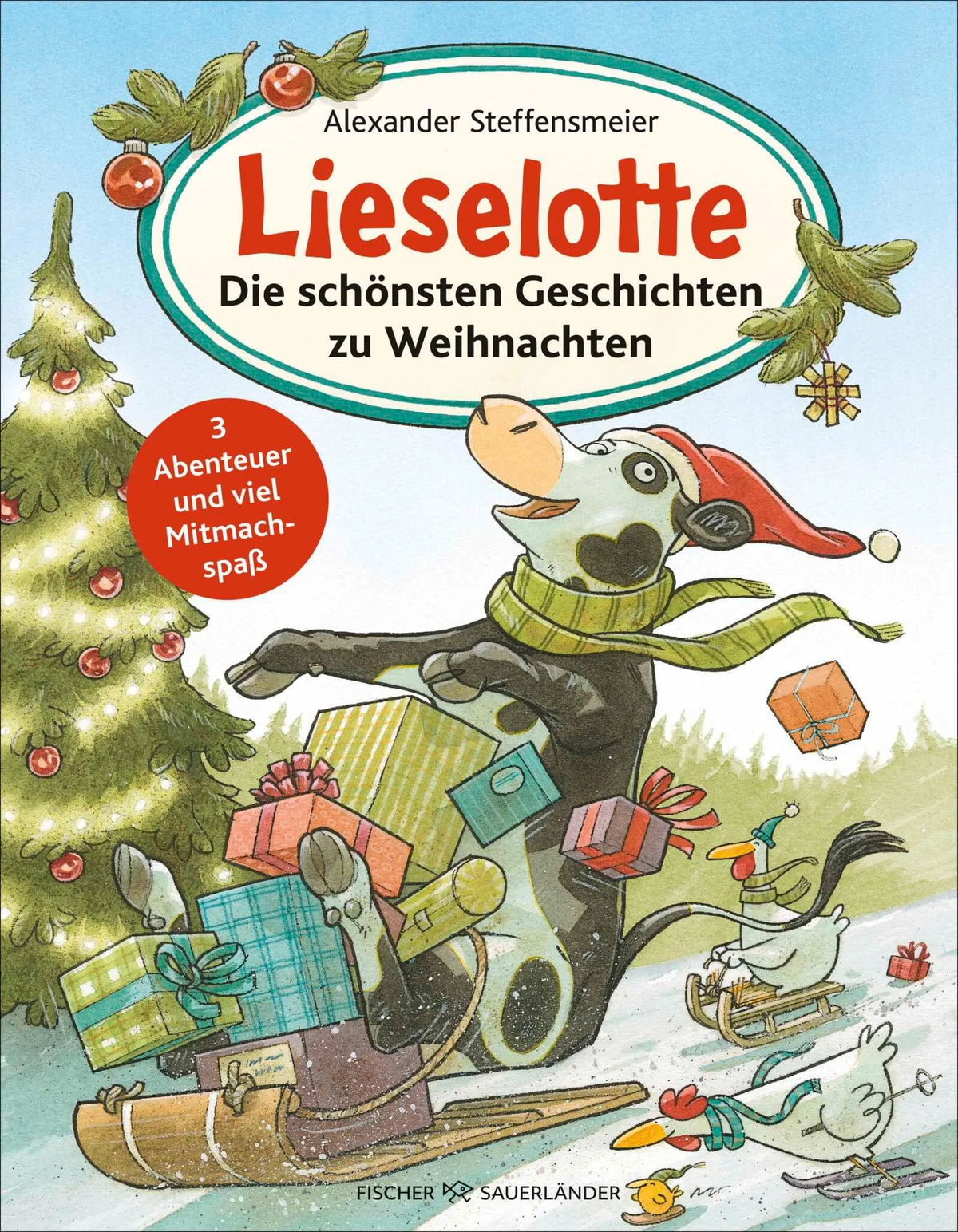 Cover: Lieselotte: Die schönsten Geschichten zu Weihnachten (Hardcover) von Alexander Steffensmeier