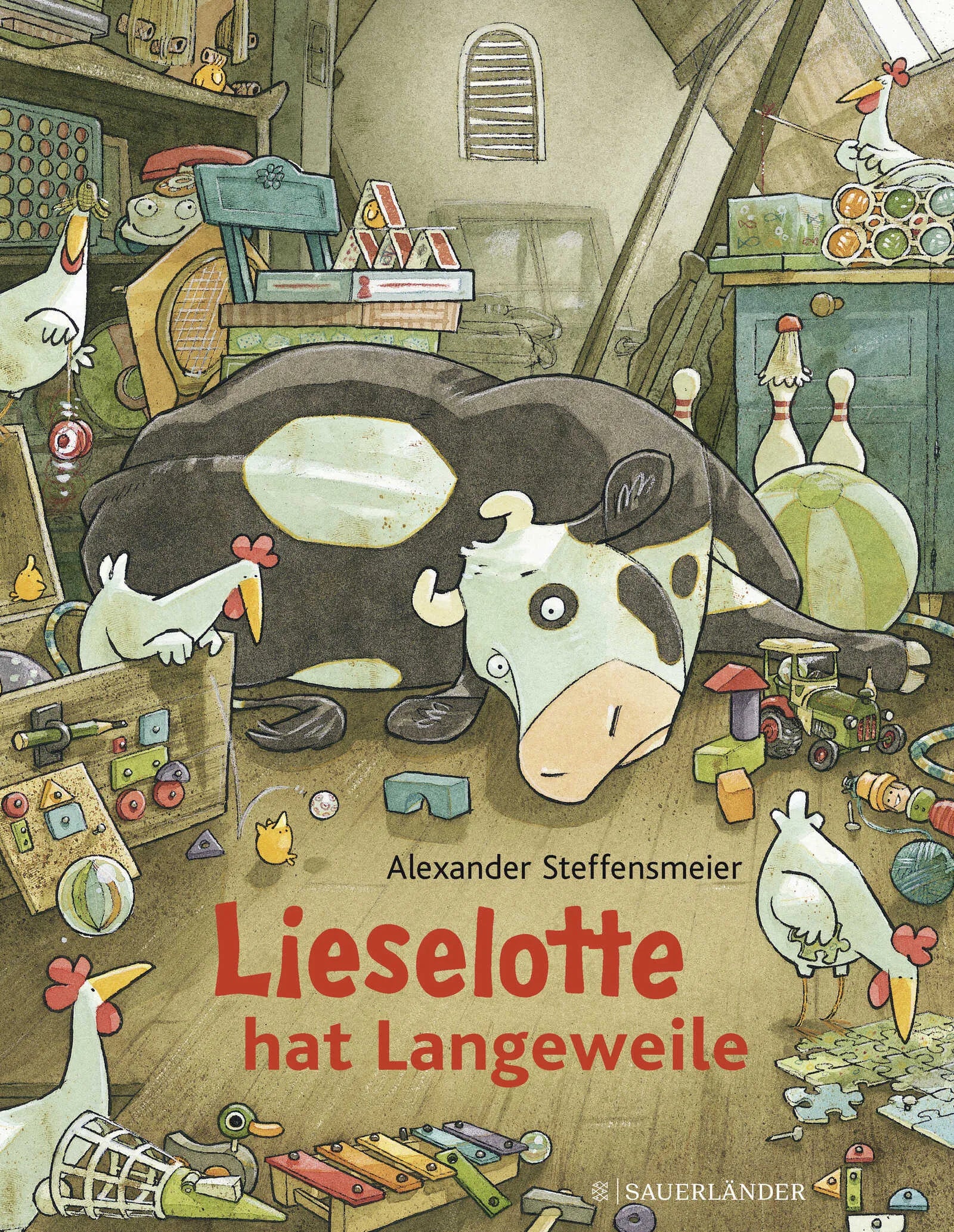 Buchcover von 'Lieselotte hat Langeweile' - Gebundene Ausgabe von Alexander Steffensmeier