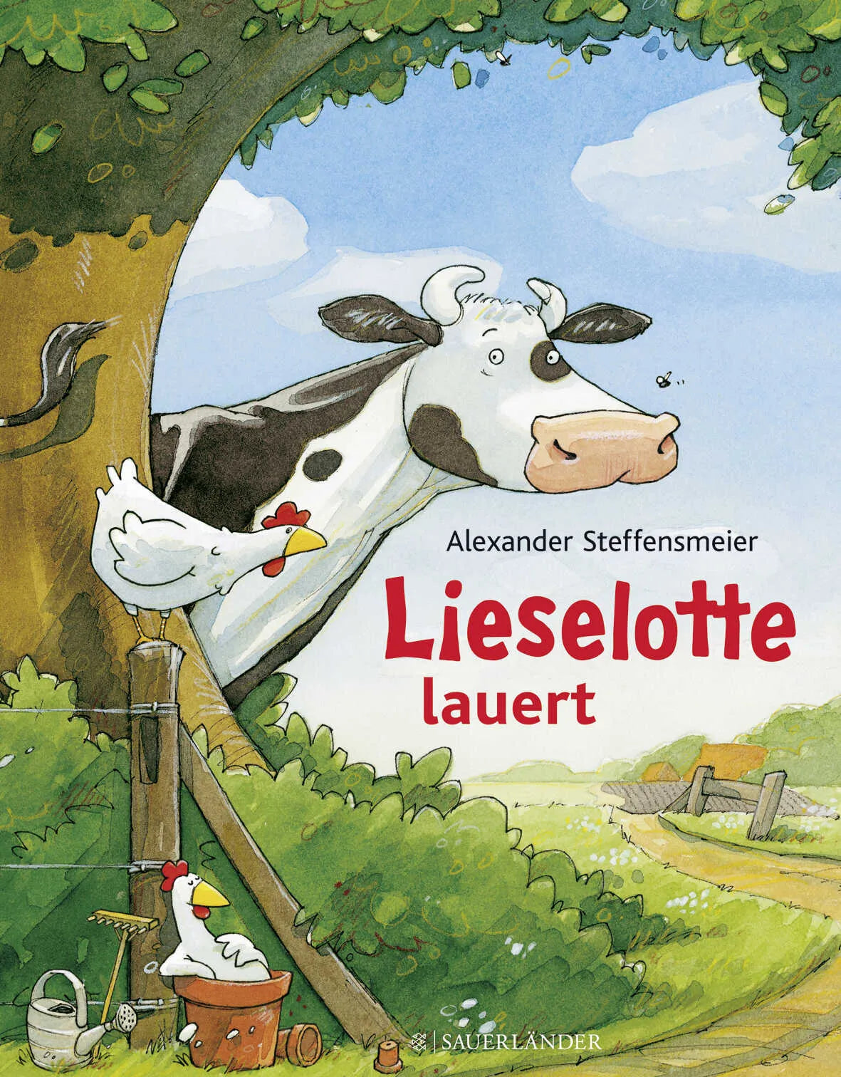 Buchcover von 'Lieselotte lauert' - Gebundene Ausgabe von Alexander Steffensmeier