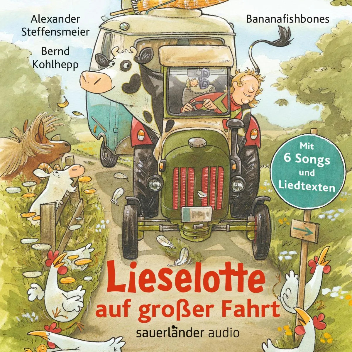 Cover: Lieselotte, Lieselotte auf großer Fahrt (Hörbuch Download) von Alexander Steffensmeier