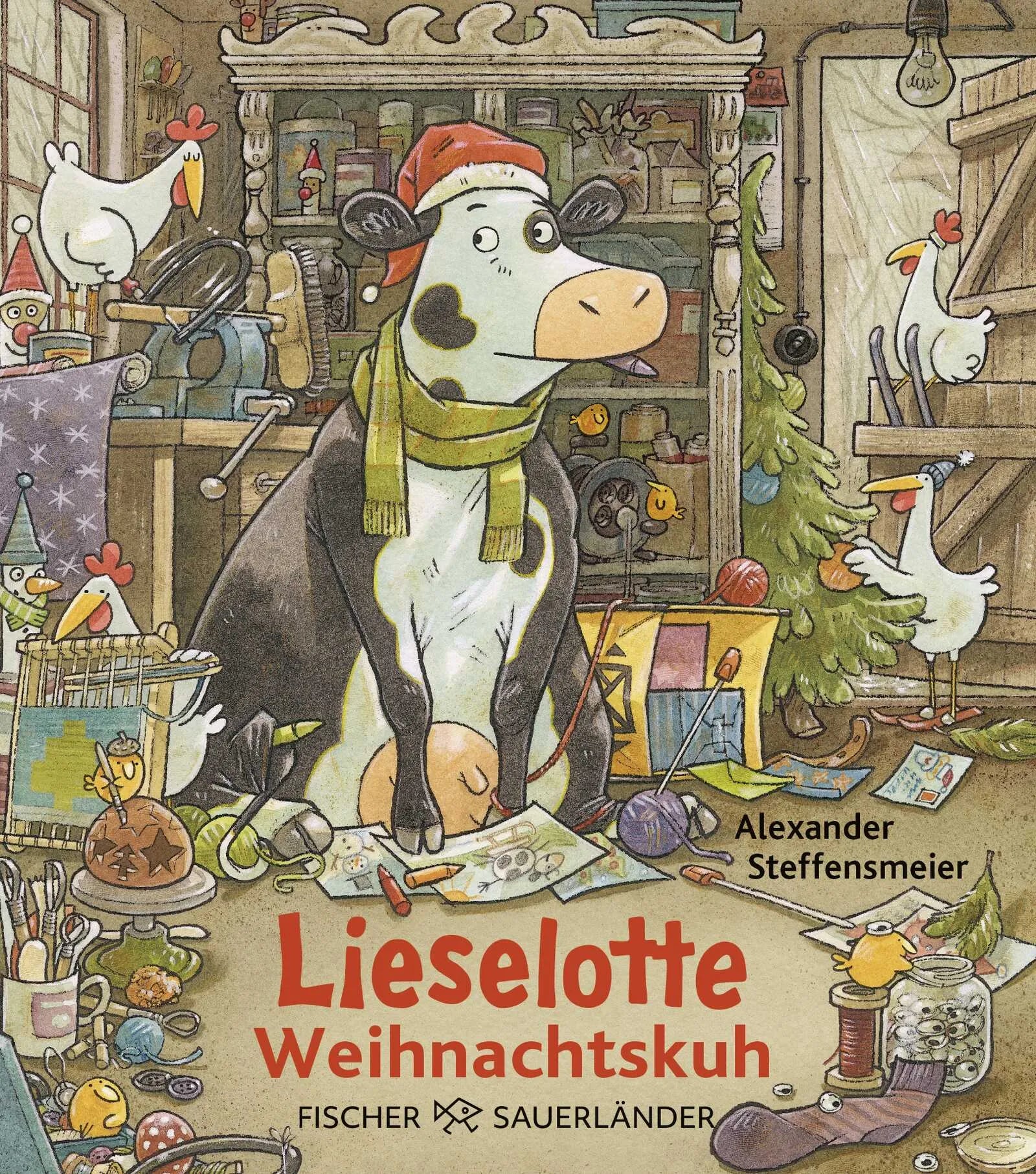 Buchcover von 'Lieselotte Weihnachtskuh Mini' - Gebundene Ausgabe von Alexander Steffensmeier