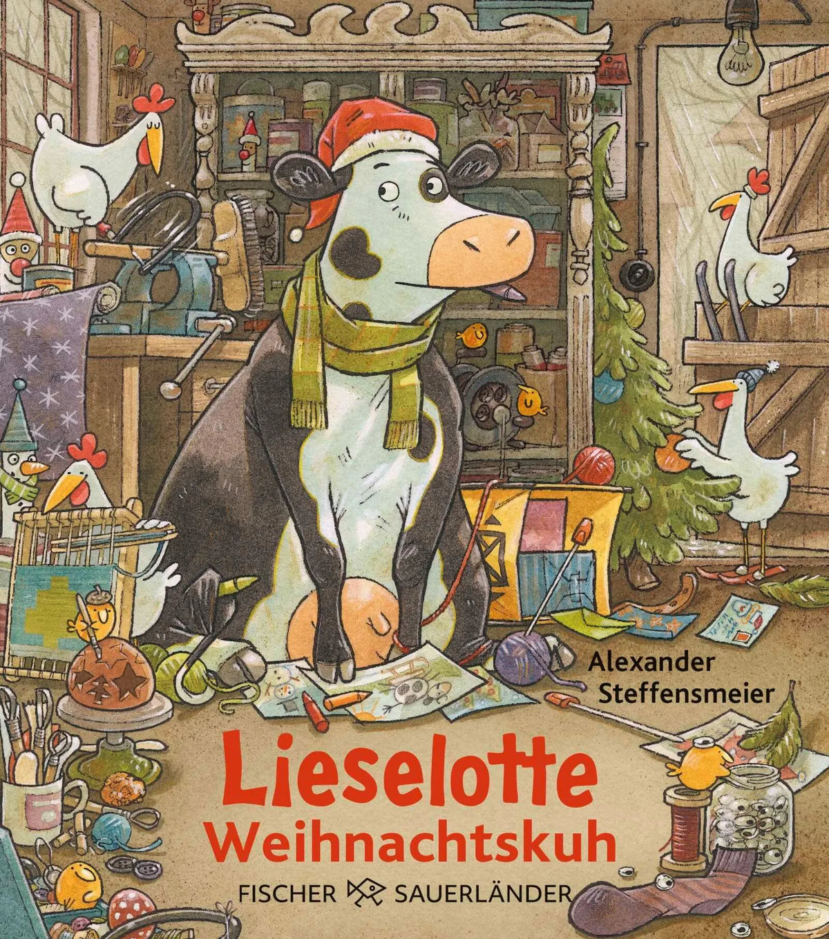 Cover: Lieselotte Weihnachtskuh Mini (Hardcover) von Alexander Steffensmeier