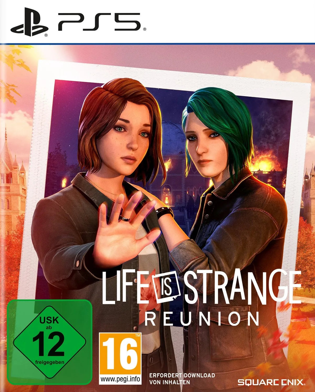 Cover: Life is Strange - Reunion für Playstation 5. Publisher: Bandai Namco Entertainment Germany