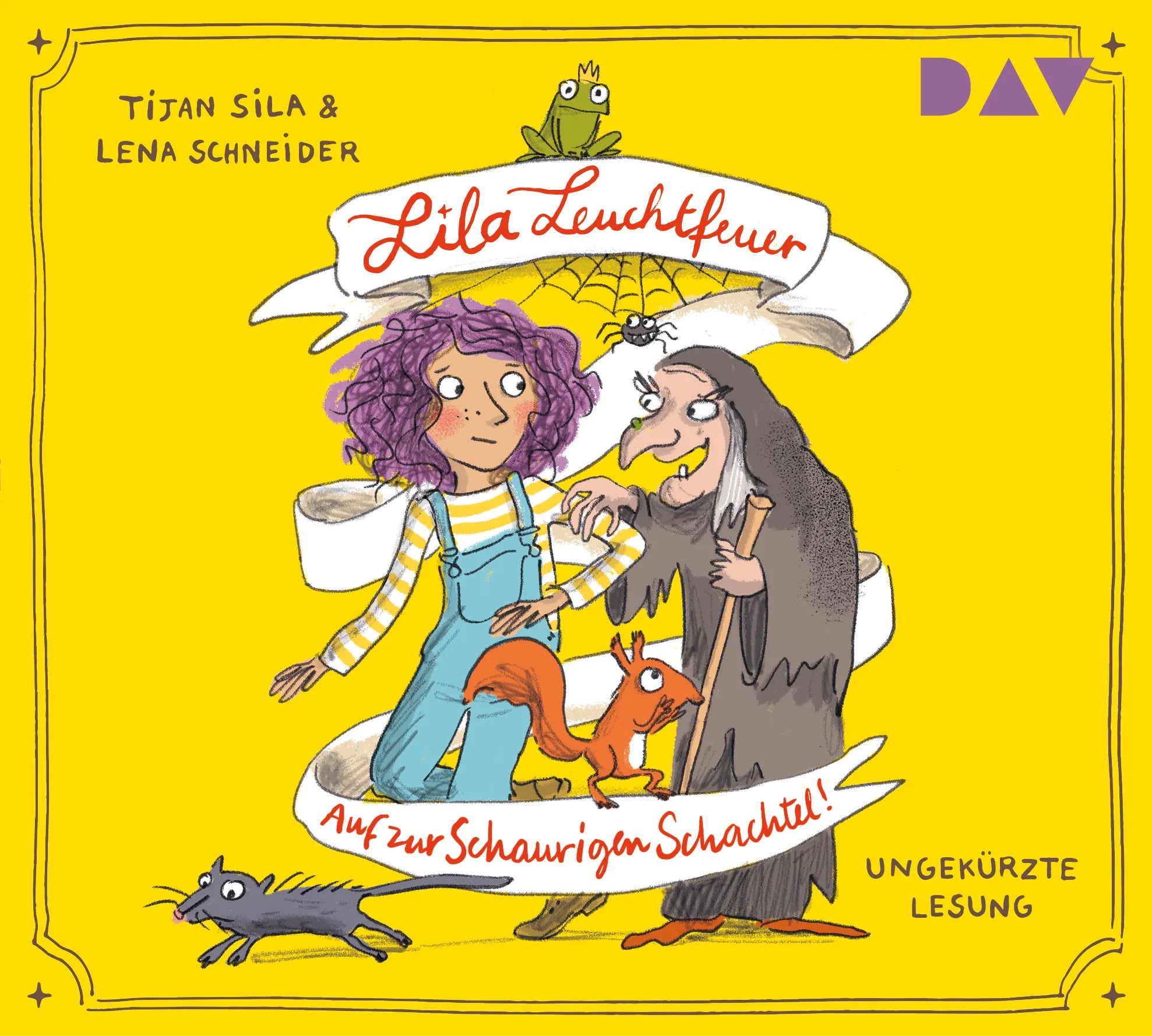 Buchcover von 'Lila Leuchtfeuer – Teil 2: Auf zur Schaurigen Schachtel!' - Hörbuch (CD) von Tijan Sila