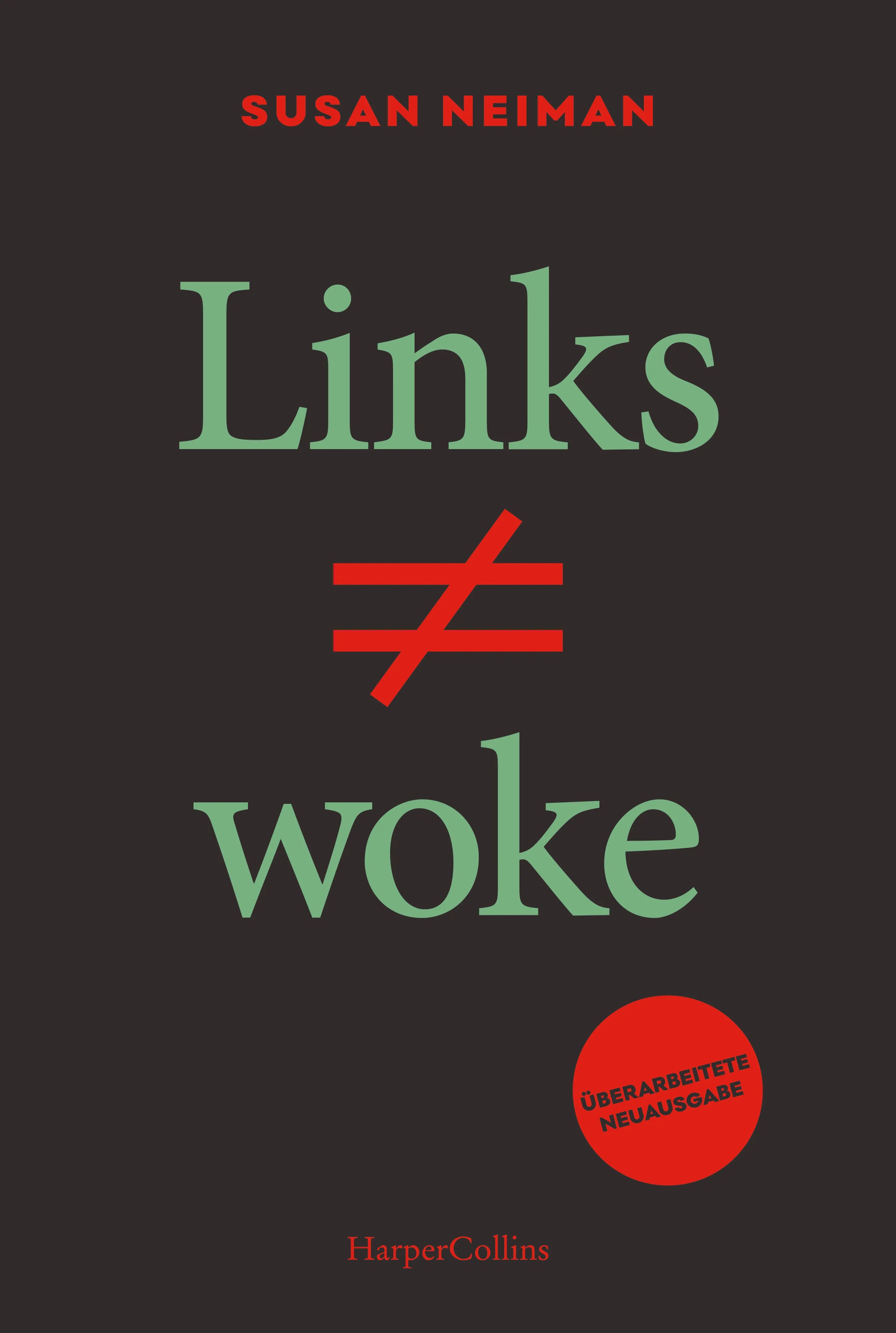 Buchcover von 'Links ist nicht woke. ÜBERARBEITETE NEUAUSGABE' - Taschenbuch von Susan Neiman