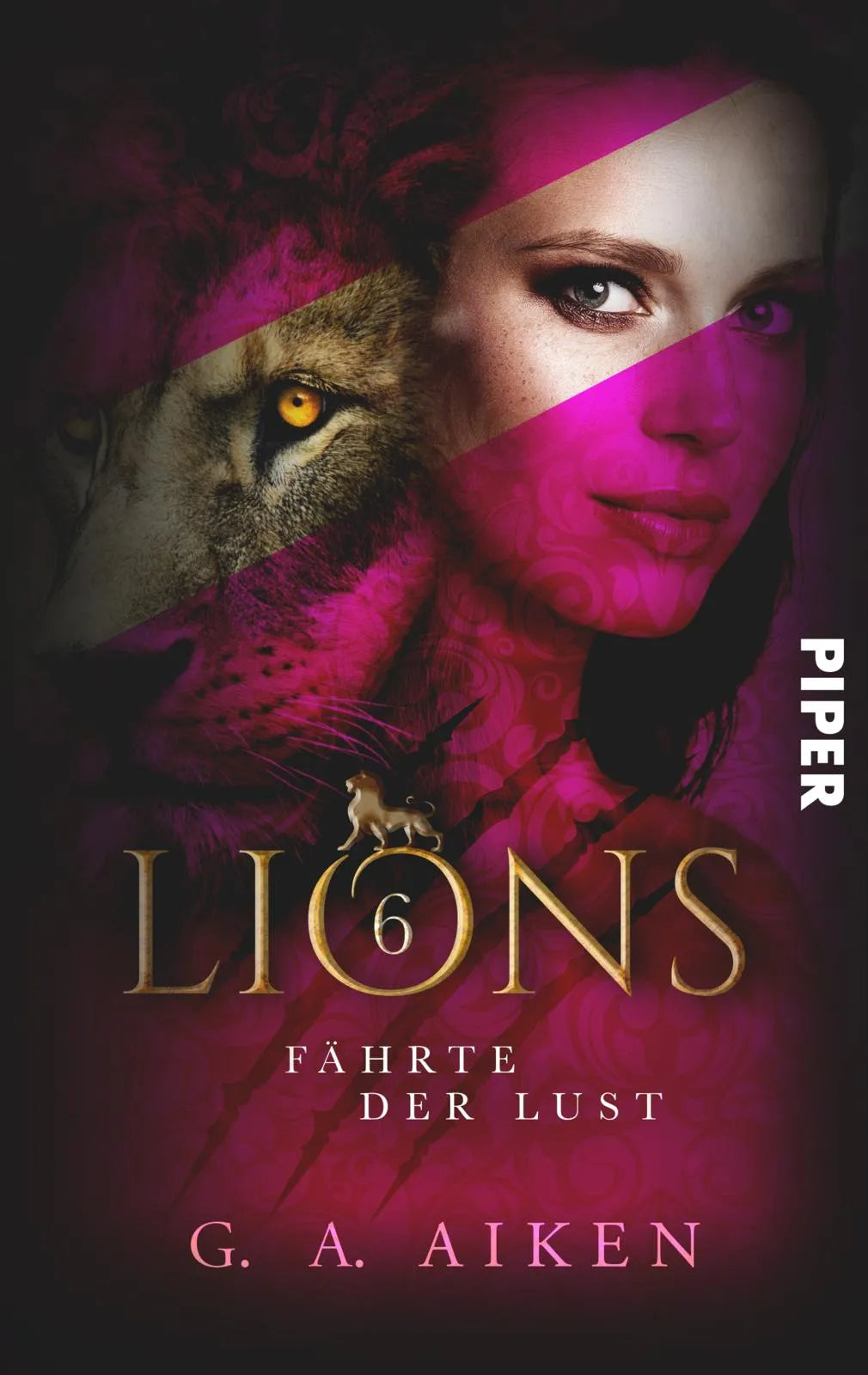 Buchcover von 'Lions – Fährte der Lust' - Taschenbuch von G. A. Aiken