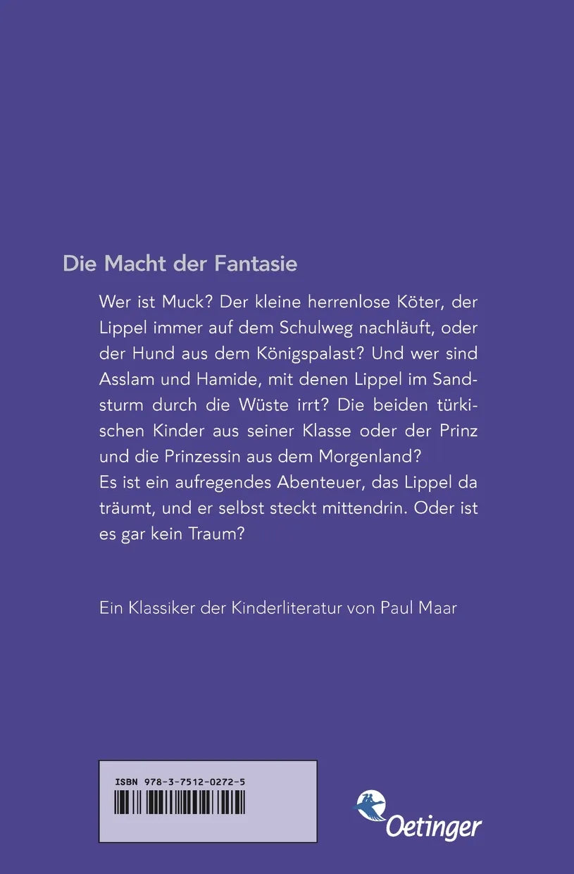 Buchrückseite von 'Lippels Traum 1' mit Klappentext - Taschenbuch