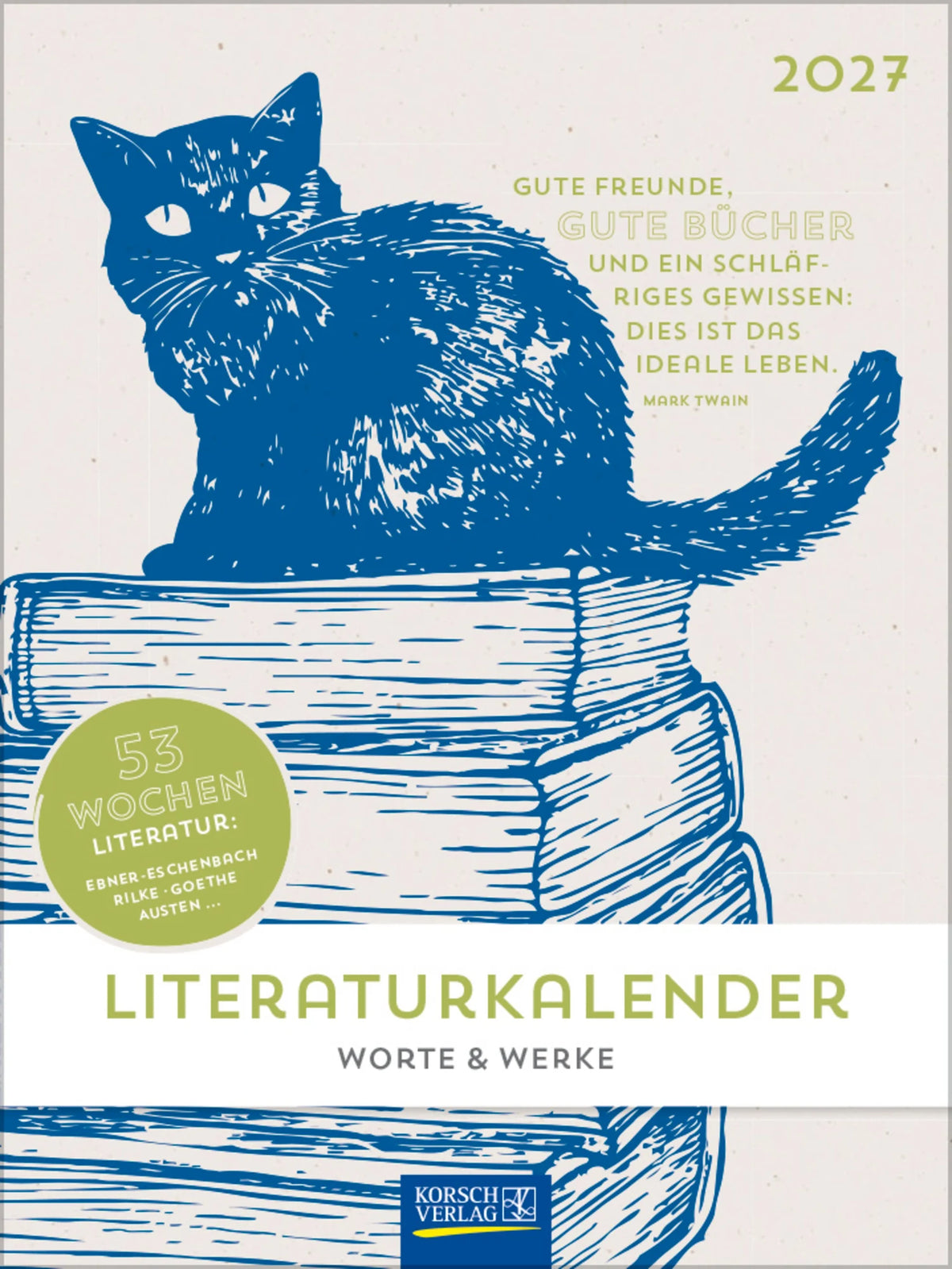 Taschenkalender: Literaturkalender 2027