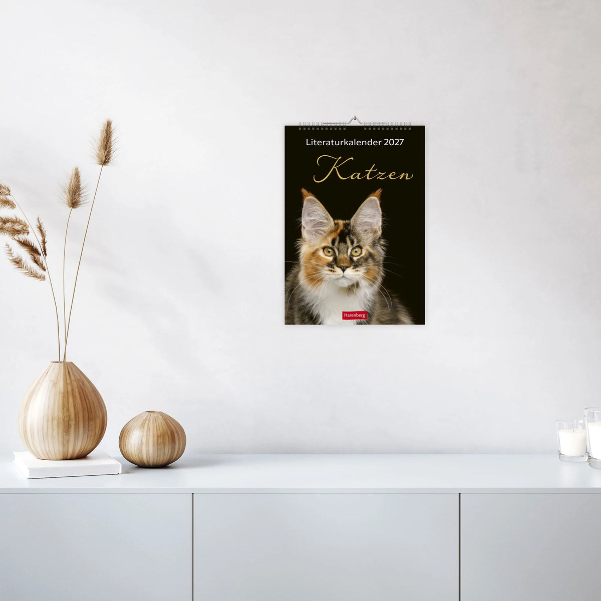 Literaturkalender Katzen Wochen-Kulturkalender 2027 – Ansicht