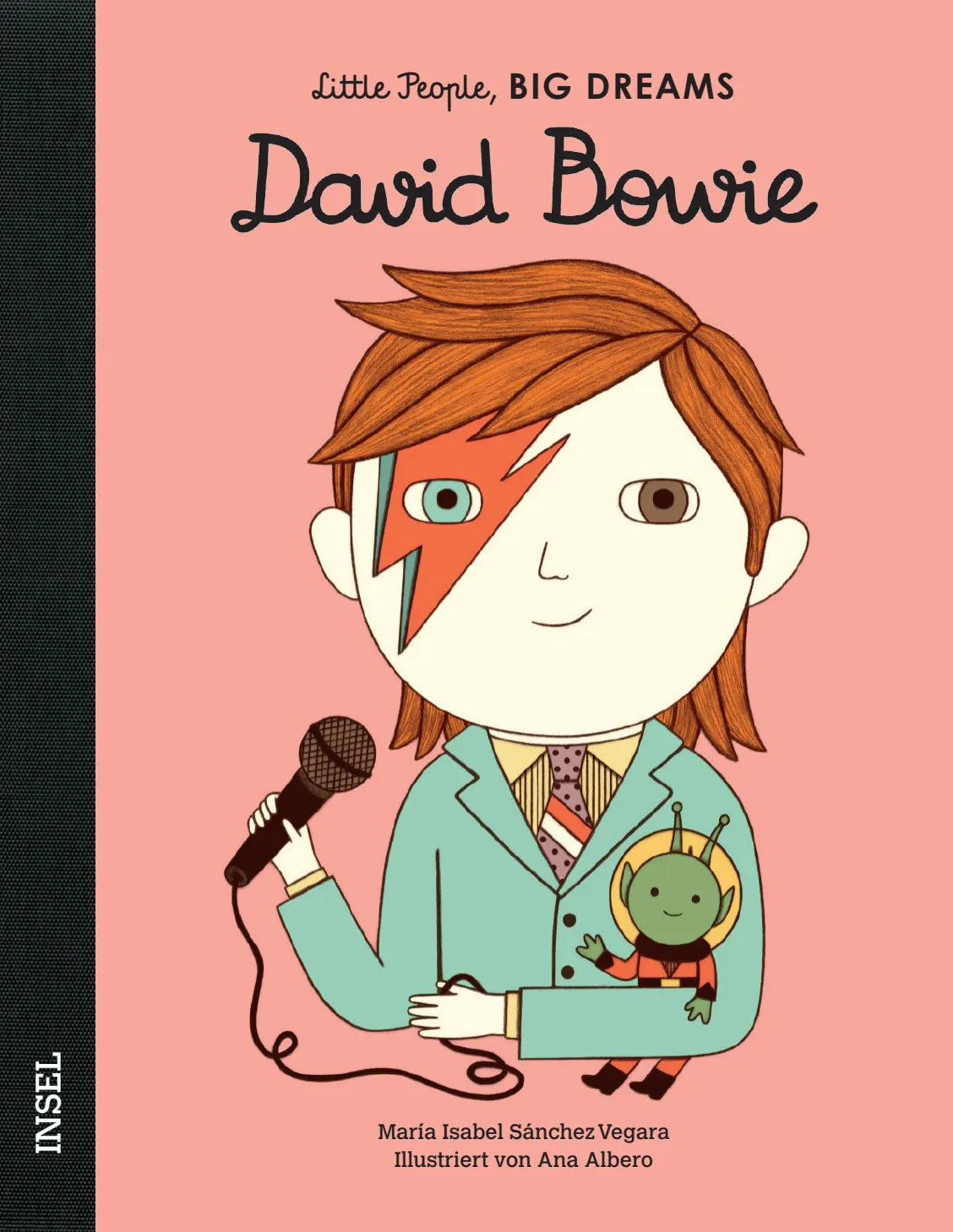 Buchcover von 'Little People, Big Dreams – David Bowie' - Gebundene Ausgabe von María Isabel Sánchez Vegara