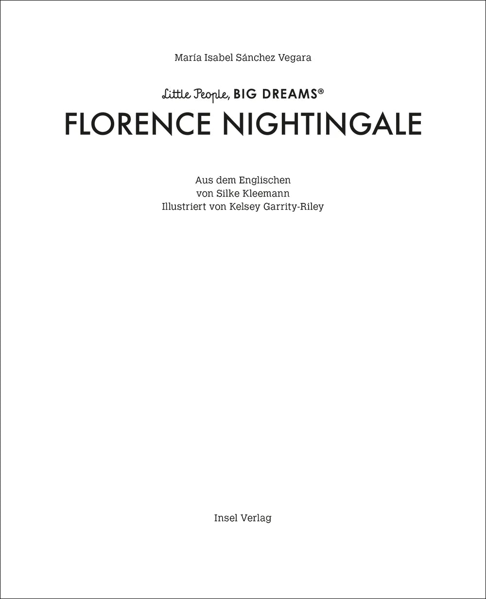 Produktansicht: Little People, Big Dreams – Florence Nightingale (Gebundene Ausgabe)