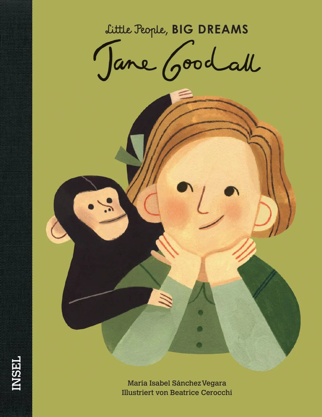 Buchcover von 'Little People, Big Dreams – Jane Goodall' - Gebundene Ausgabe von María Isabel Sánchez Vegara