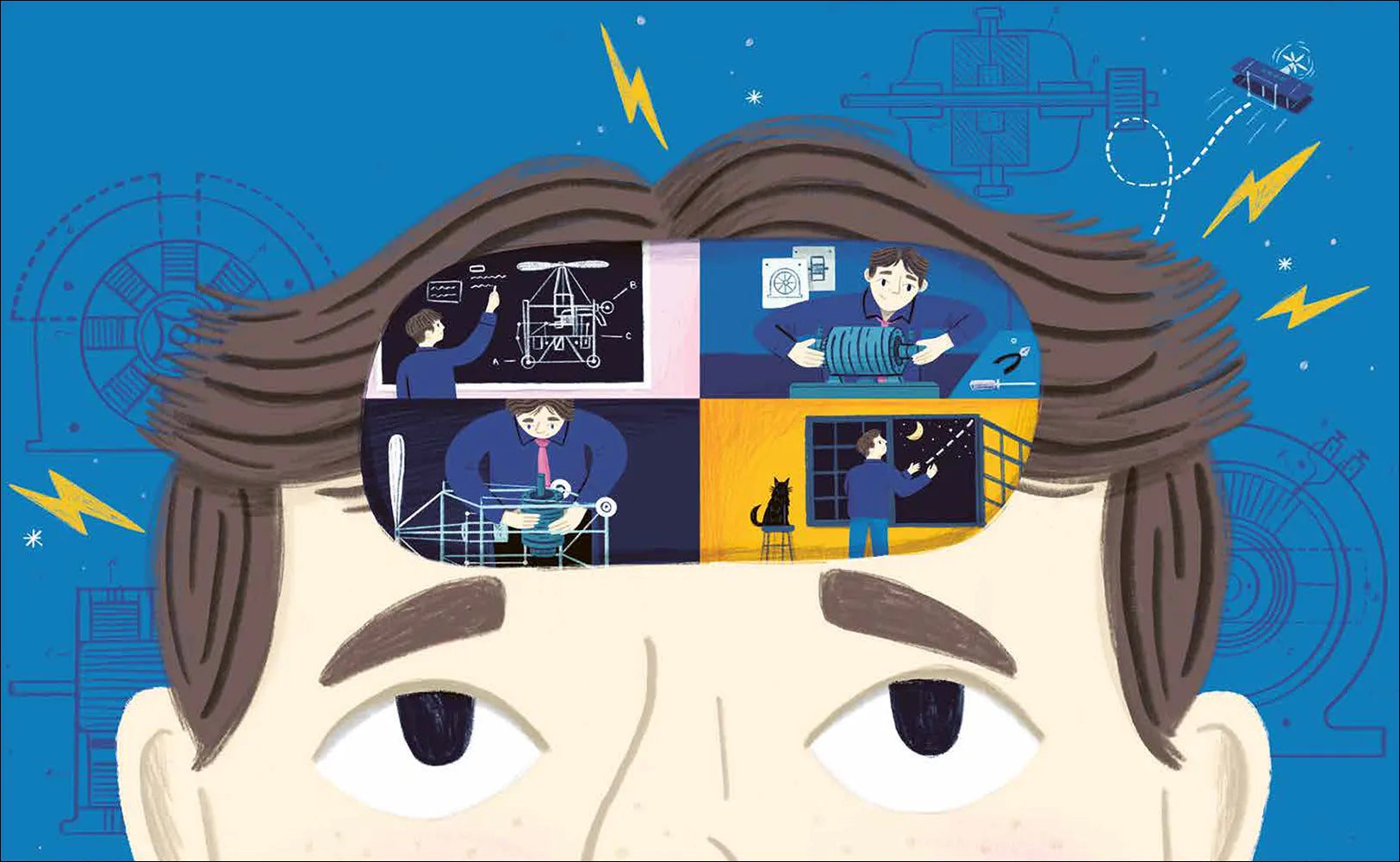 Produktansicht: Little People, Big Dreams – Nikola Tesla (Gebundene Ausgabe)