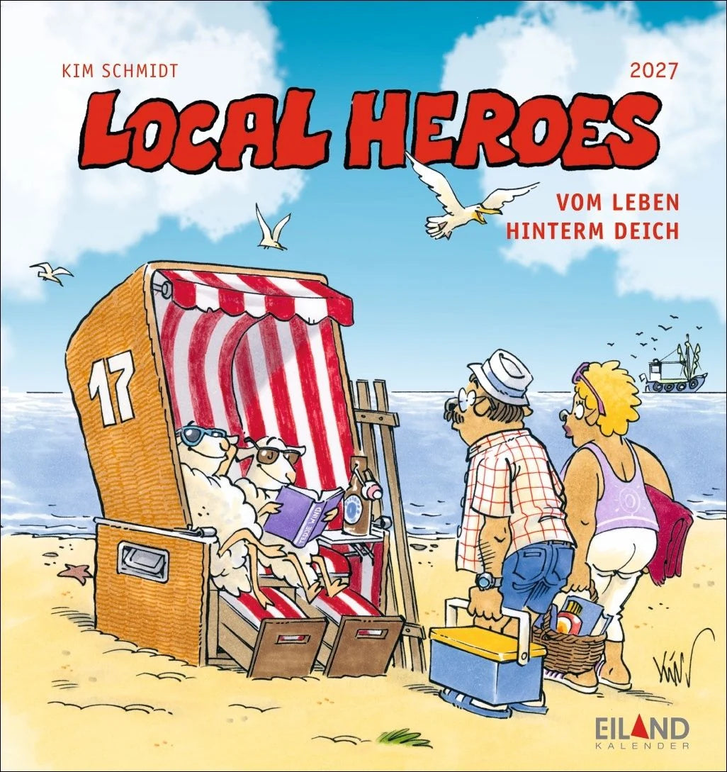 Postkartenkalender: Local Heroes Postkartenkalender 2027 - Vom Leben hinter´m Deich