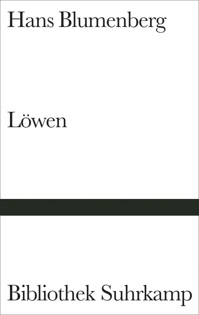 Buchcover von 'Löwen' - Gebundene Ausgabe von Hans Blumenberg