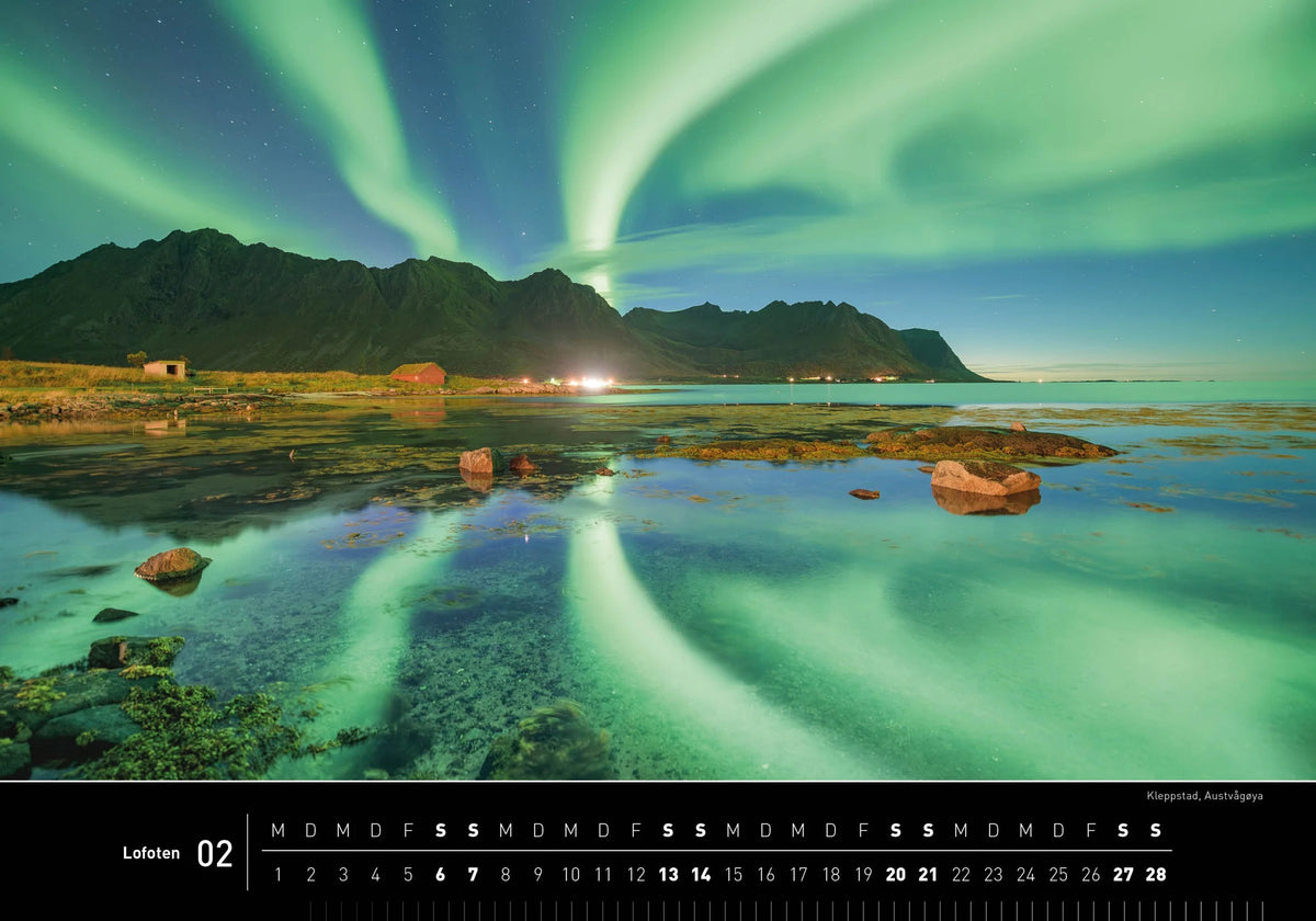 Lofoten Premiumkalender 2027 – Ansicht