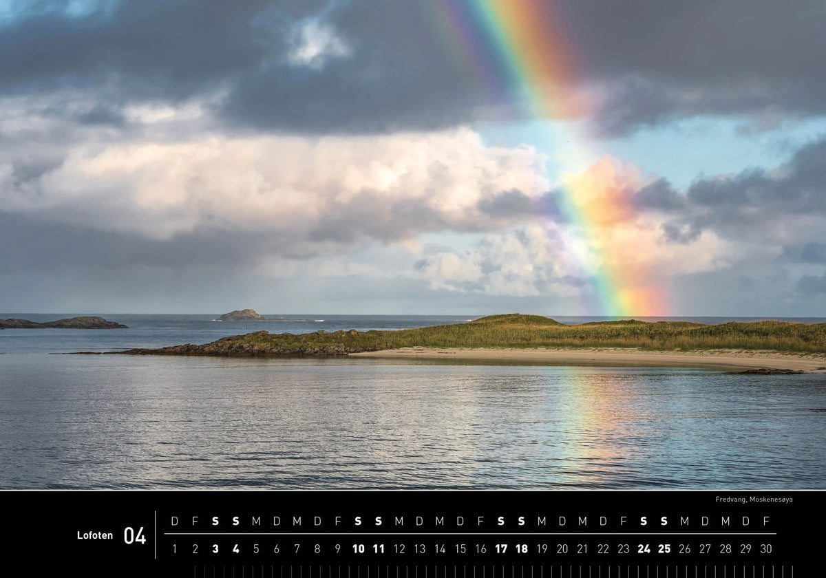 Lofoten Premiumkalender 2027 – Ansicht