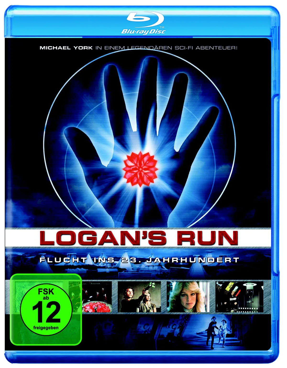 Blu-ray-Cover: Logan's Run - Flucht ins 23. Jahrhundert. Regie: Michael Anderson
