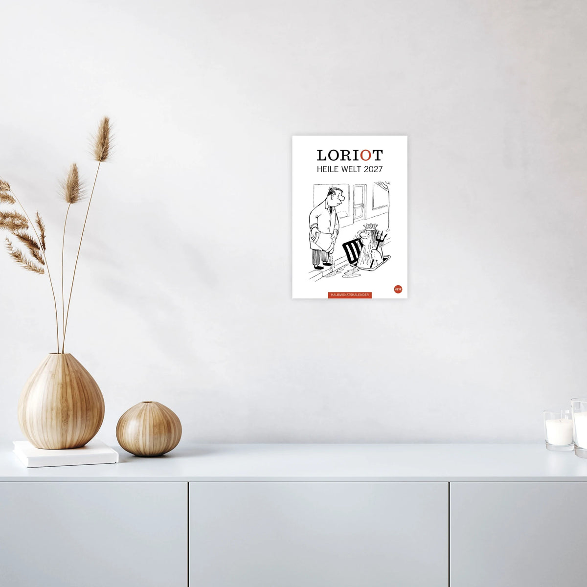 Loriot Heile Welt Halbmonatskalender 2027 – Ansicht
