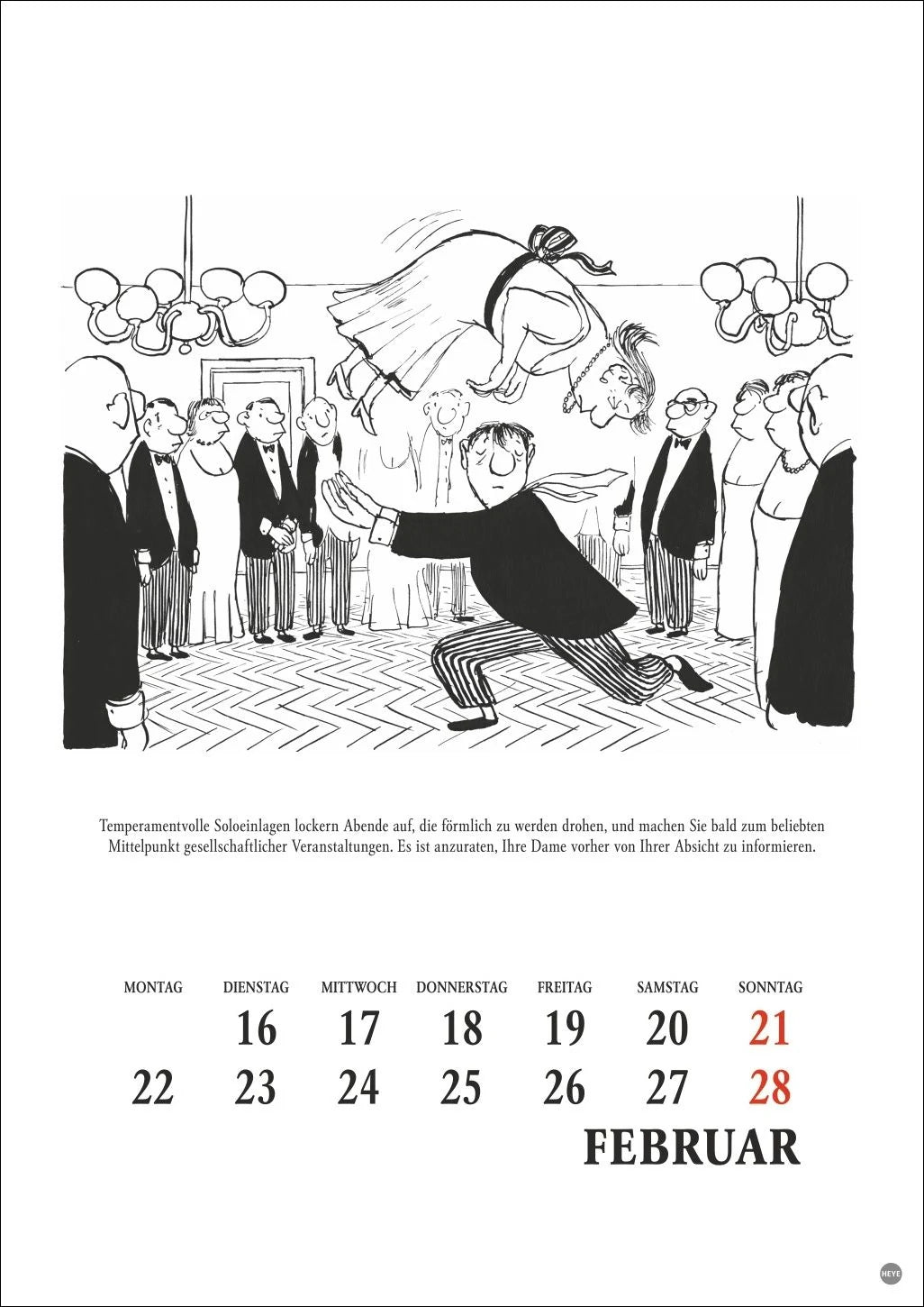 Loriot Heile Welt Halbmonatskalender 2027 – Ansicht