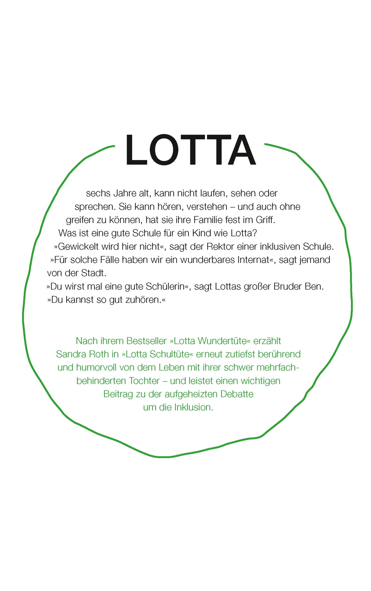 Rückseite: Lotta Schultüte (Hardcover)