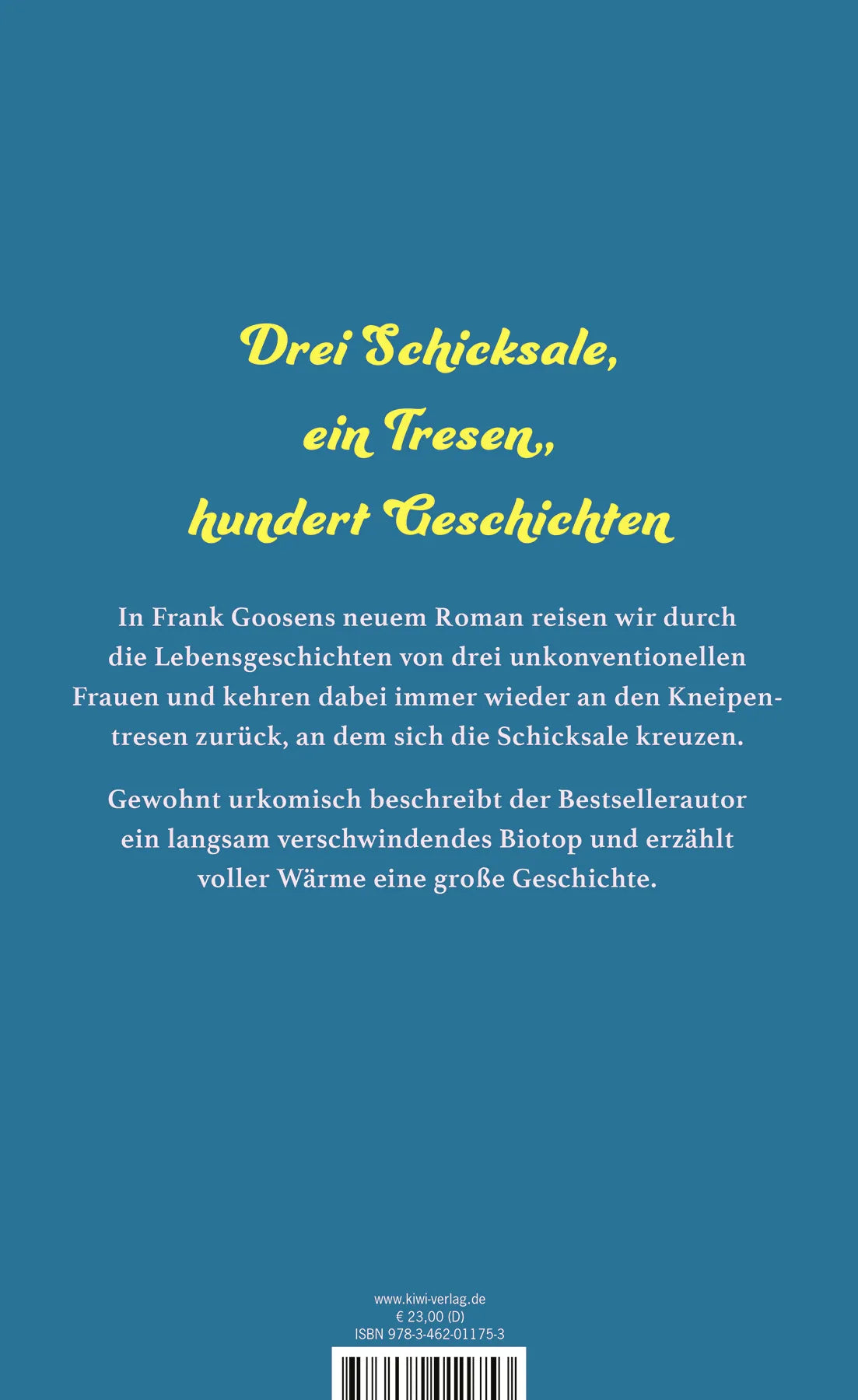 Buchrückseite von 'Lovely Rita' mit Klappentext - Gebundene Ausgabe