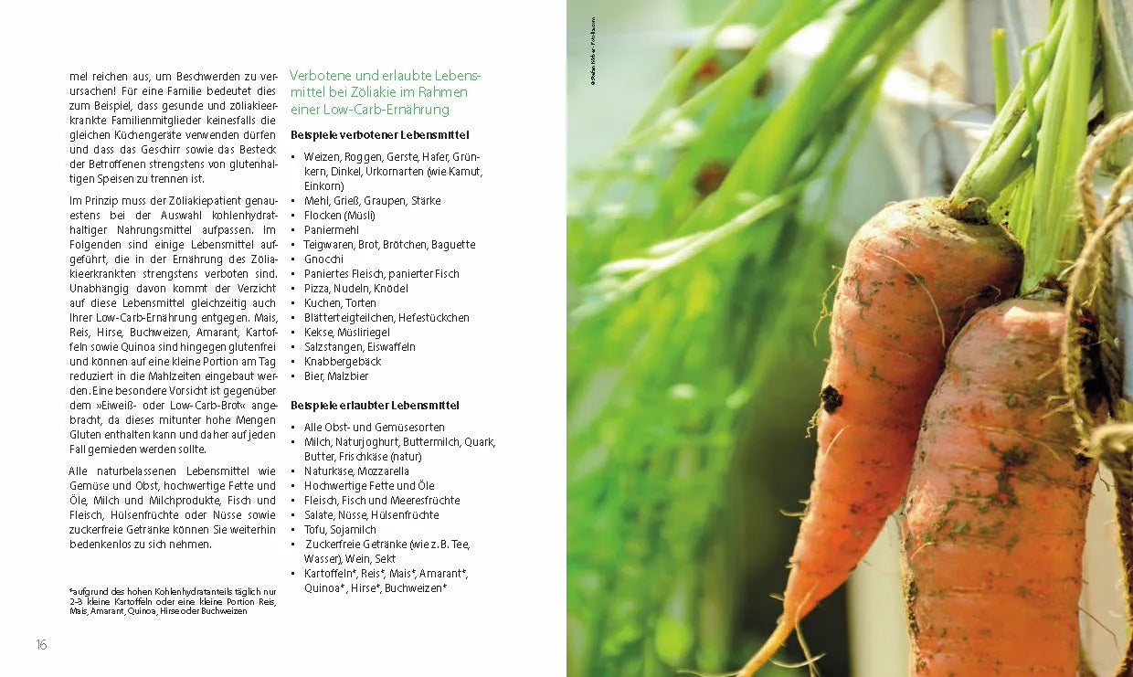 Innenansicht von 'Low Carb bei Nahrungsmittelunverträglichkeit' - Taschenbuch