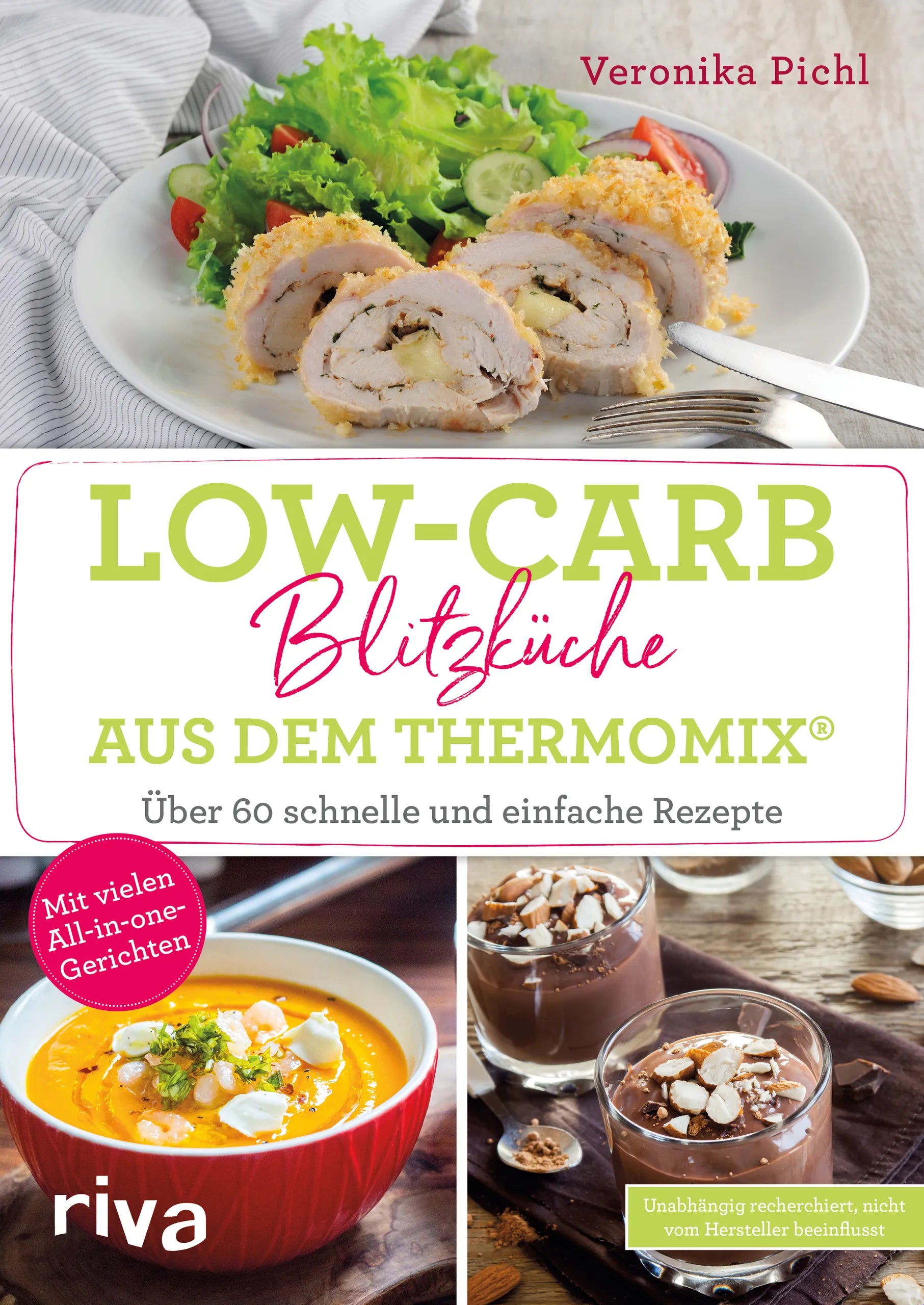 Buchcover von 'Low-Carb-Blitzküche aus dem Thermomix®' - Taschenbuch von Veronika Pichl