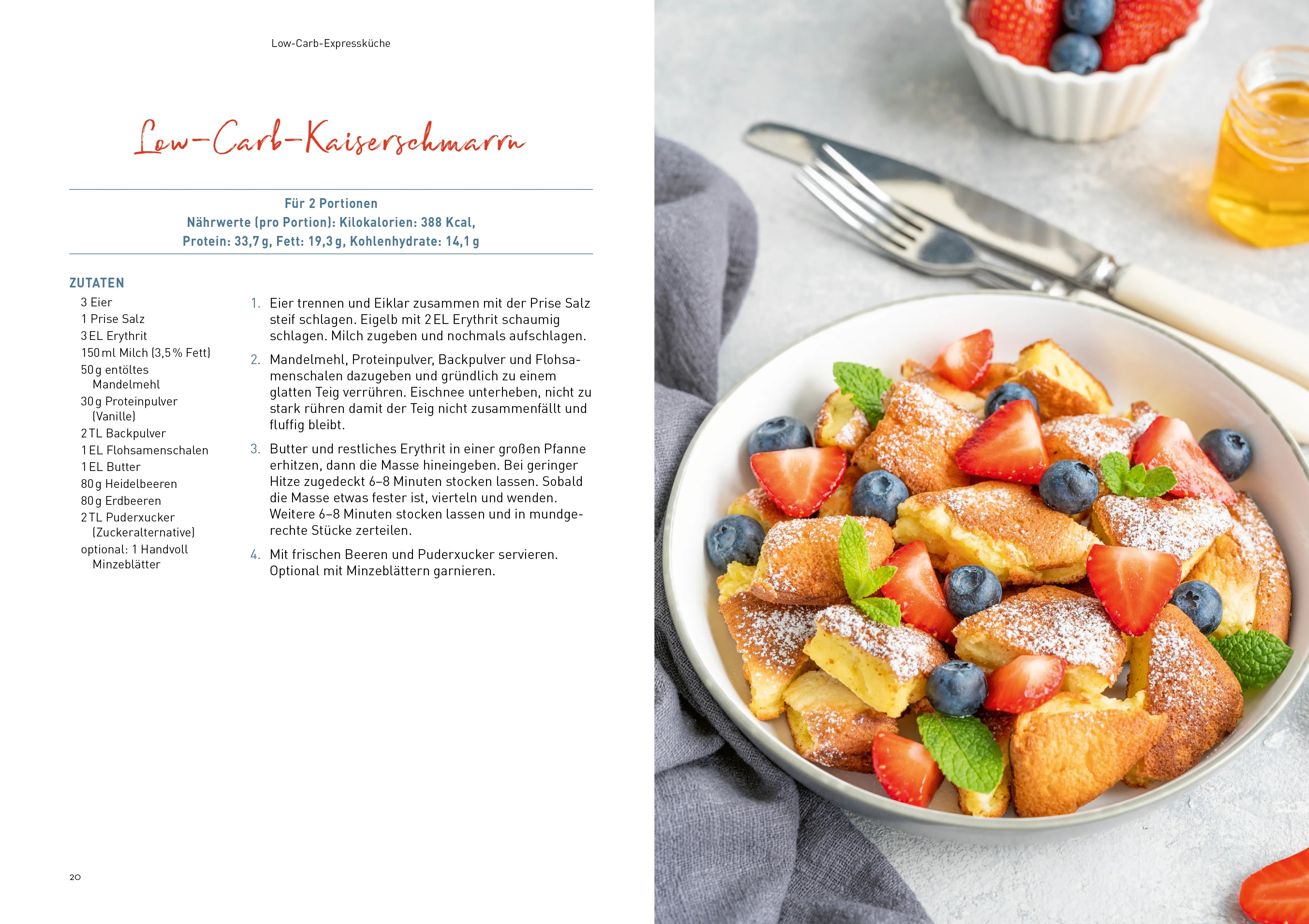 Innenansicht von 'Low-Carb-Expressküche' - Taschenbuch
