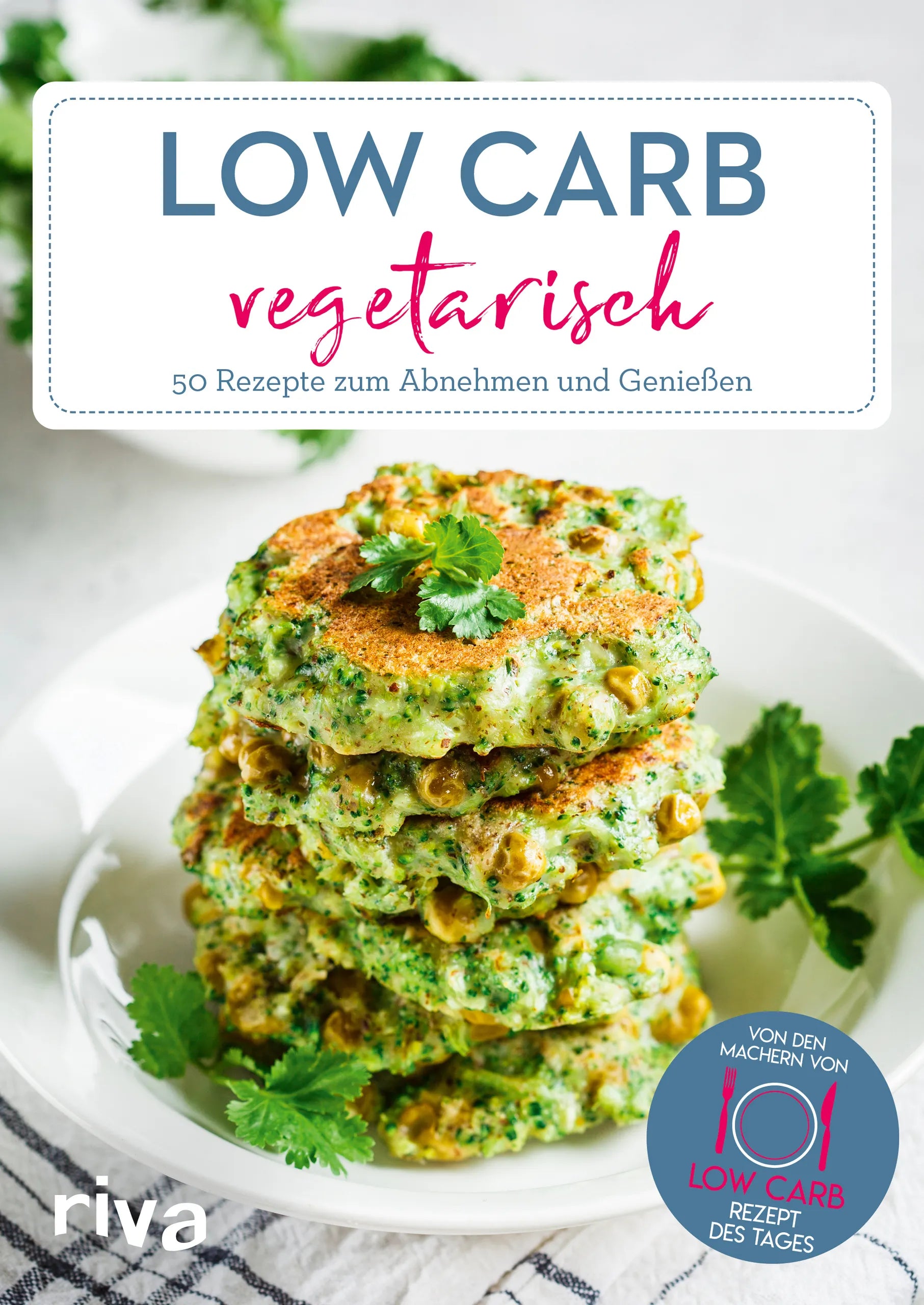 Buchcover von 'Low Carb vegetarisch' - Taschenbuch von Low-Carb-Rezept des Tages