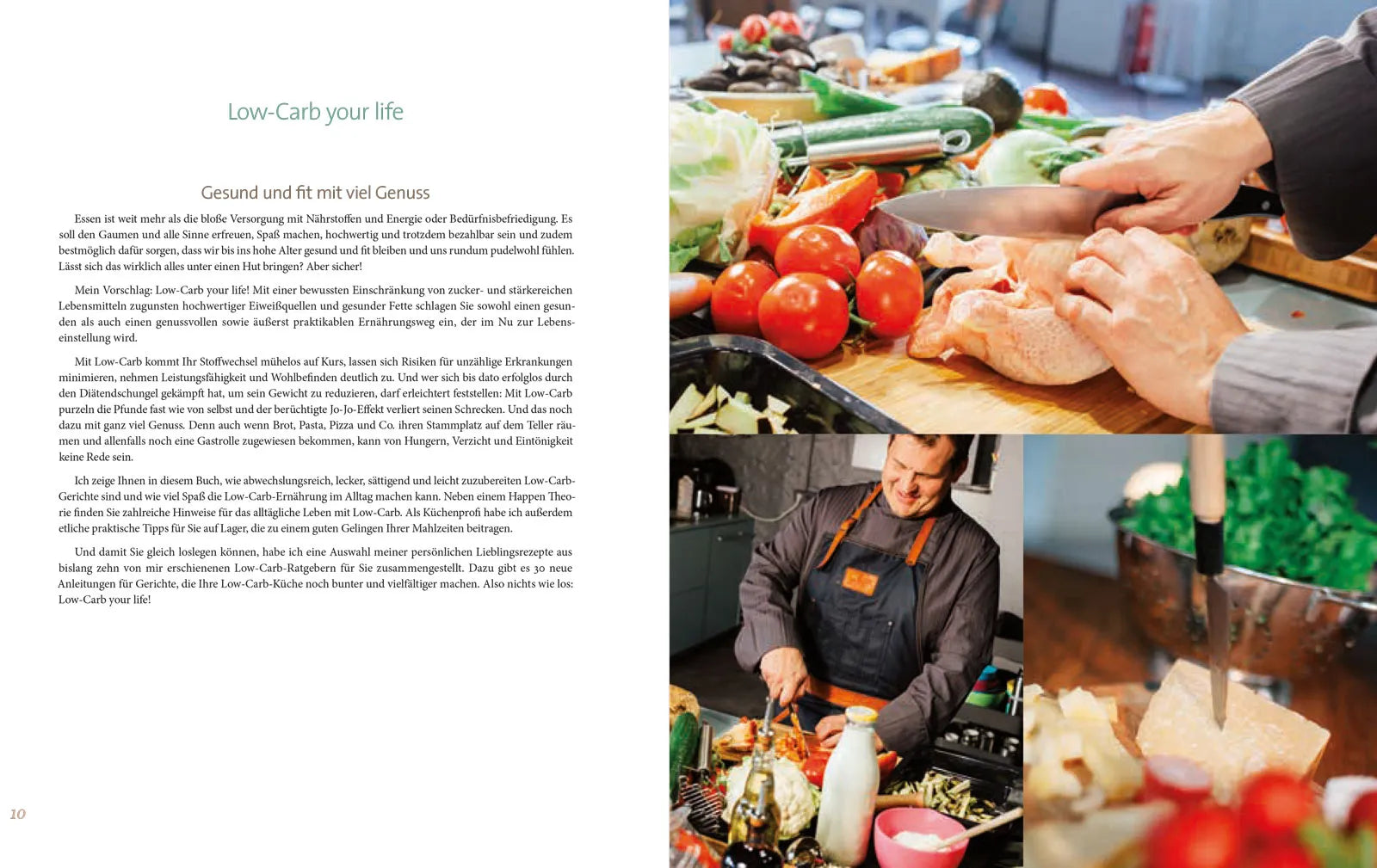 Innenansicht von 'Low-Carb your life' - Taschenbuch