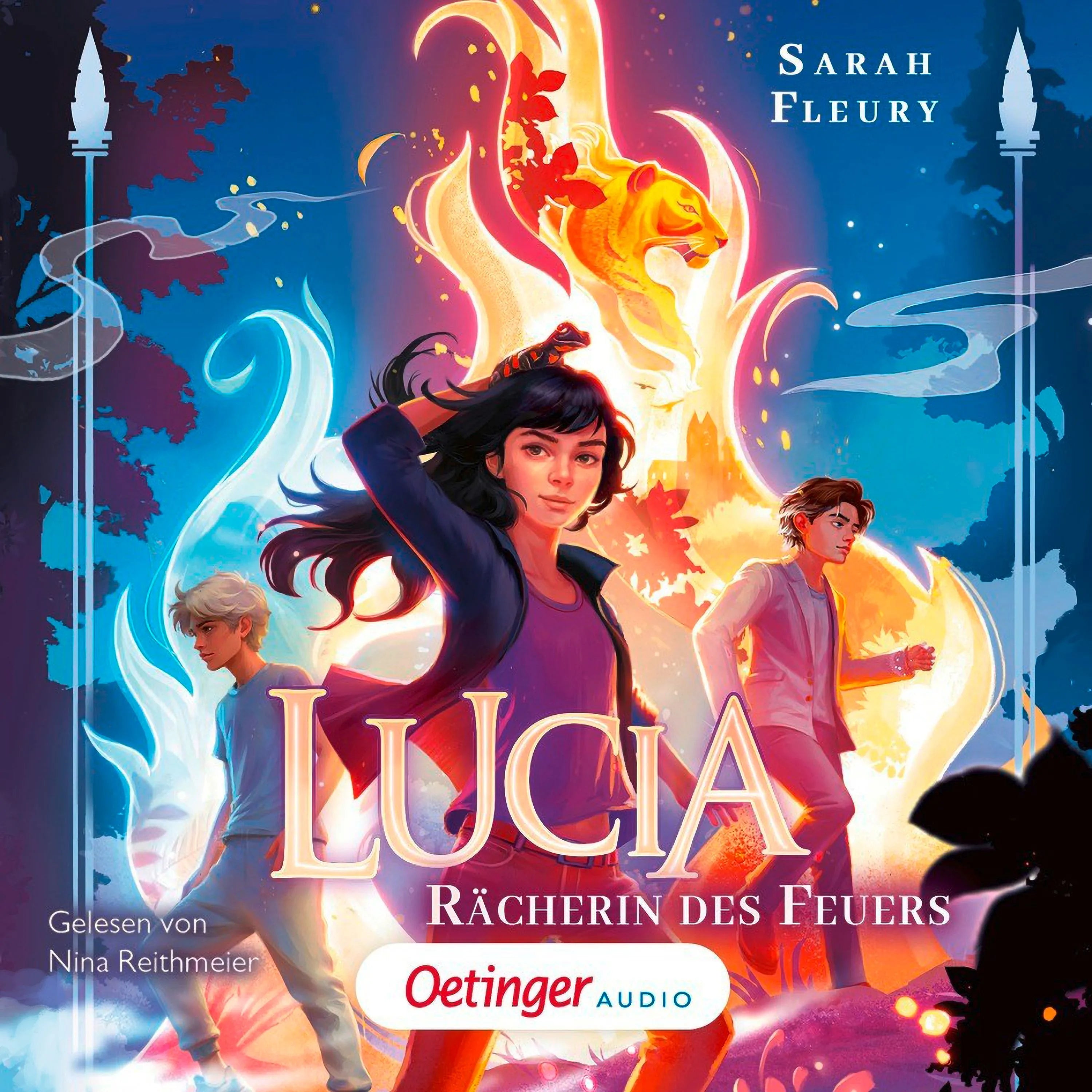 Cover: Lucia 2. Rächerin des Feuers (Hörbuch Download) von Sarah Fleury