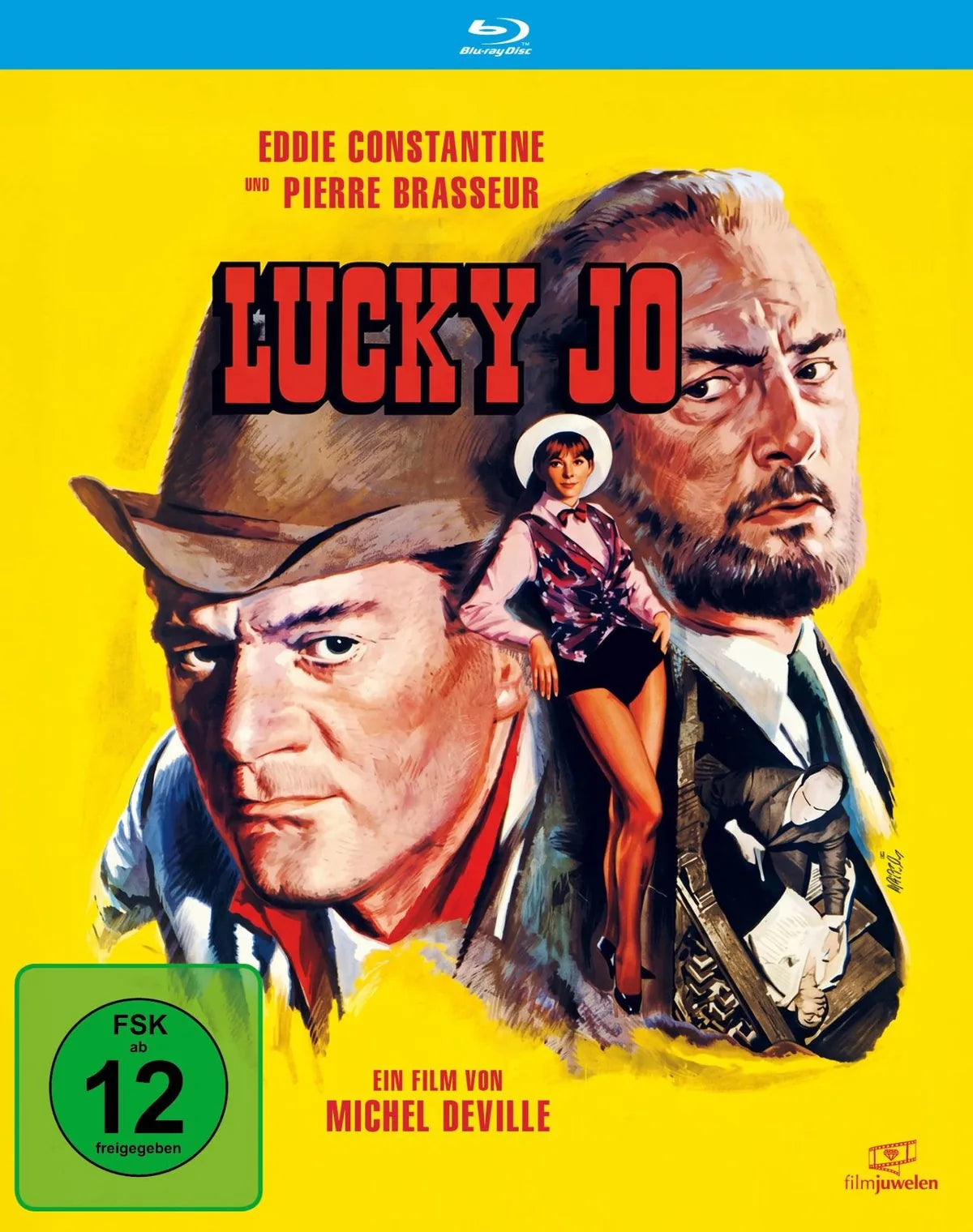 Blu-ray-Cover: Lucky Jo (Eddie Constantine / Jacques Roitfeld P. Regie: Michel Deville