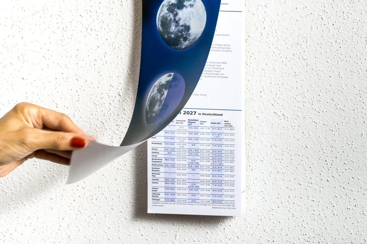 Mondkalender 2027 – Ansicht