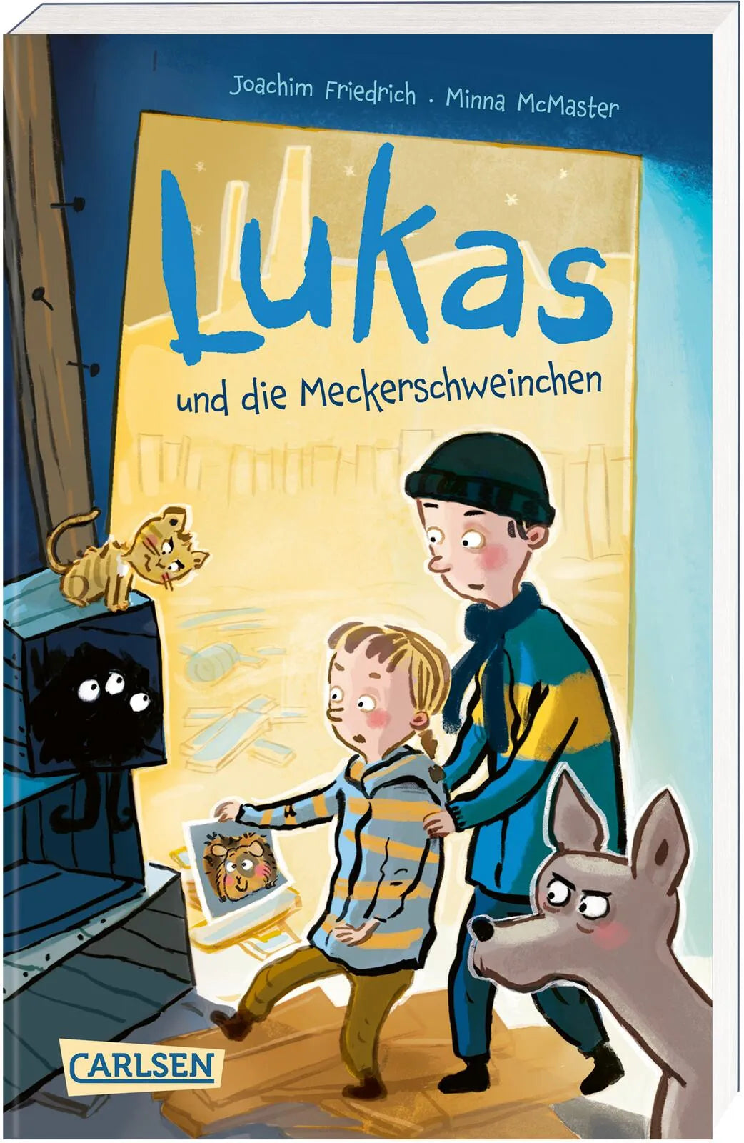 Buchcover von 'Lukas und die Meckerschweinchen' - Taschenbuch von Joachim Friedrich