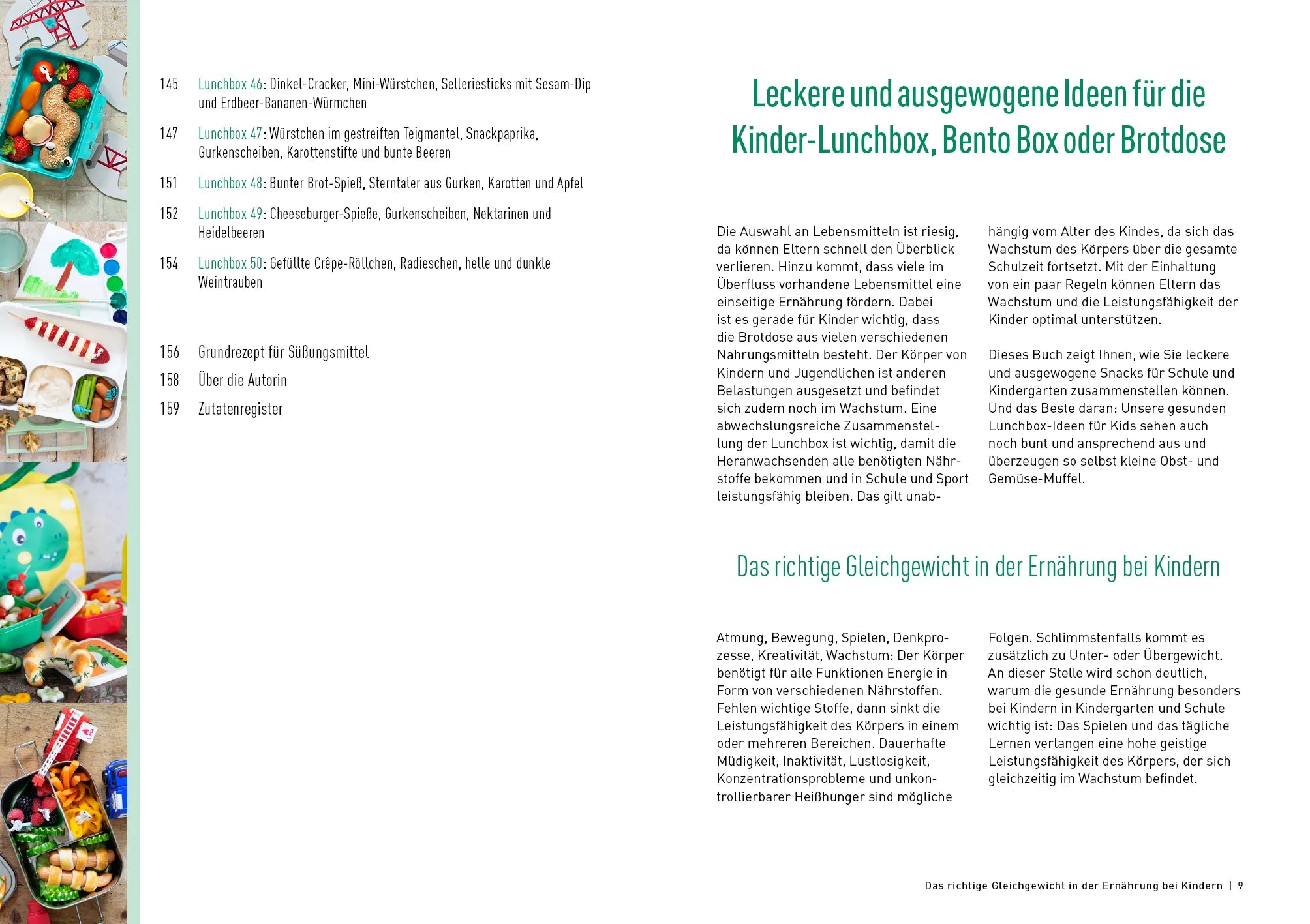 Innenansicht von 'Lunchbox für Kinder' - Taschenbuch