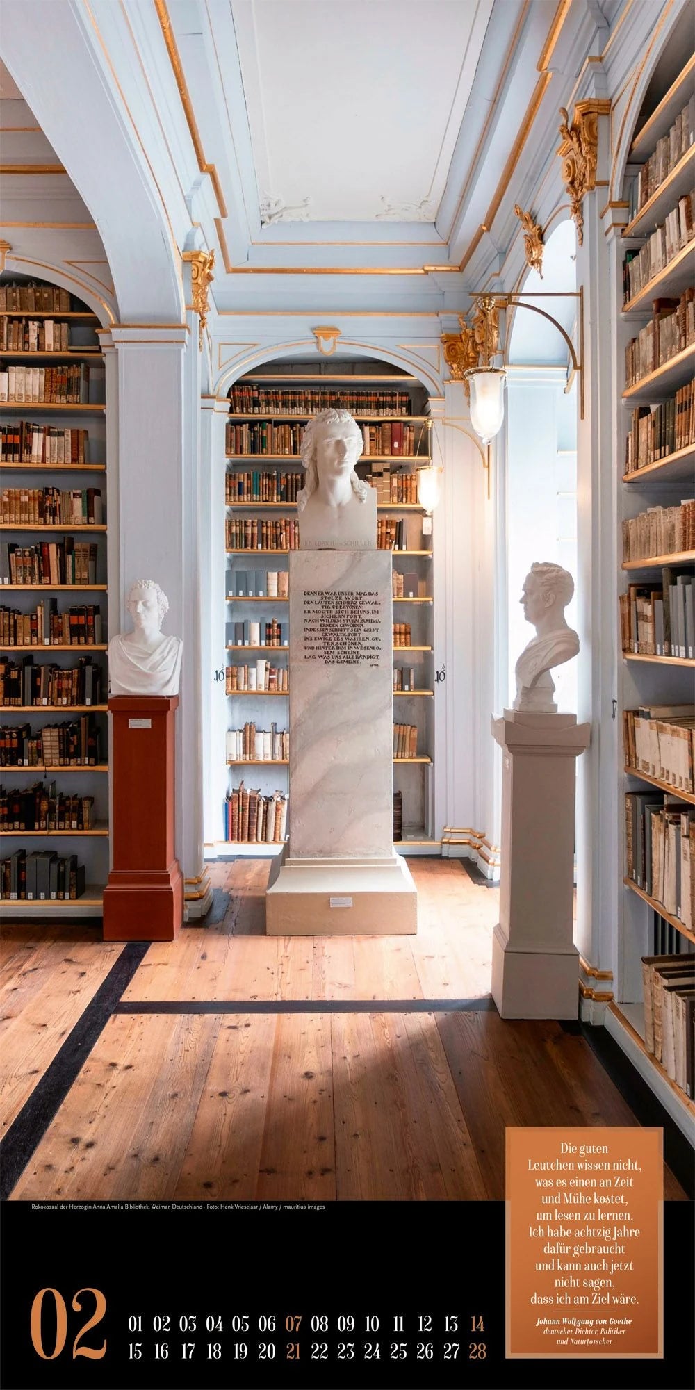 Lust am Lesen Literatur-Kalender 2027 – Ansicht