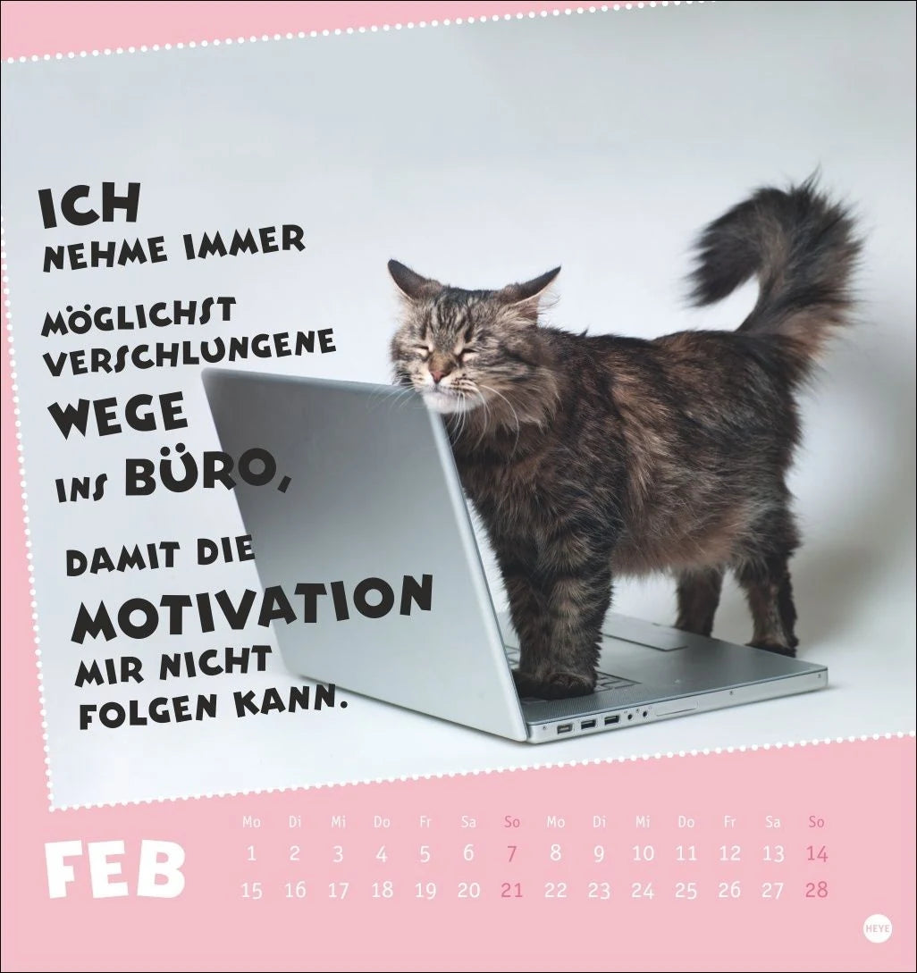 Mach mal Pause Postkartenkalender 2027 - Für das Arbeitstier in dir – Ansicht